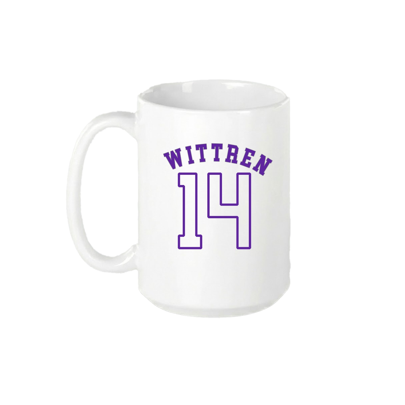 15oz Coffee Mug — Shirsey Arch in White