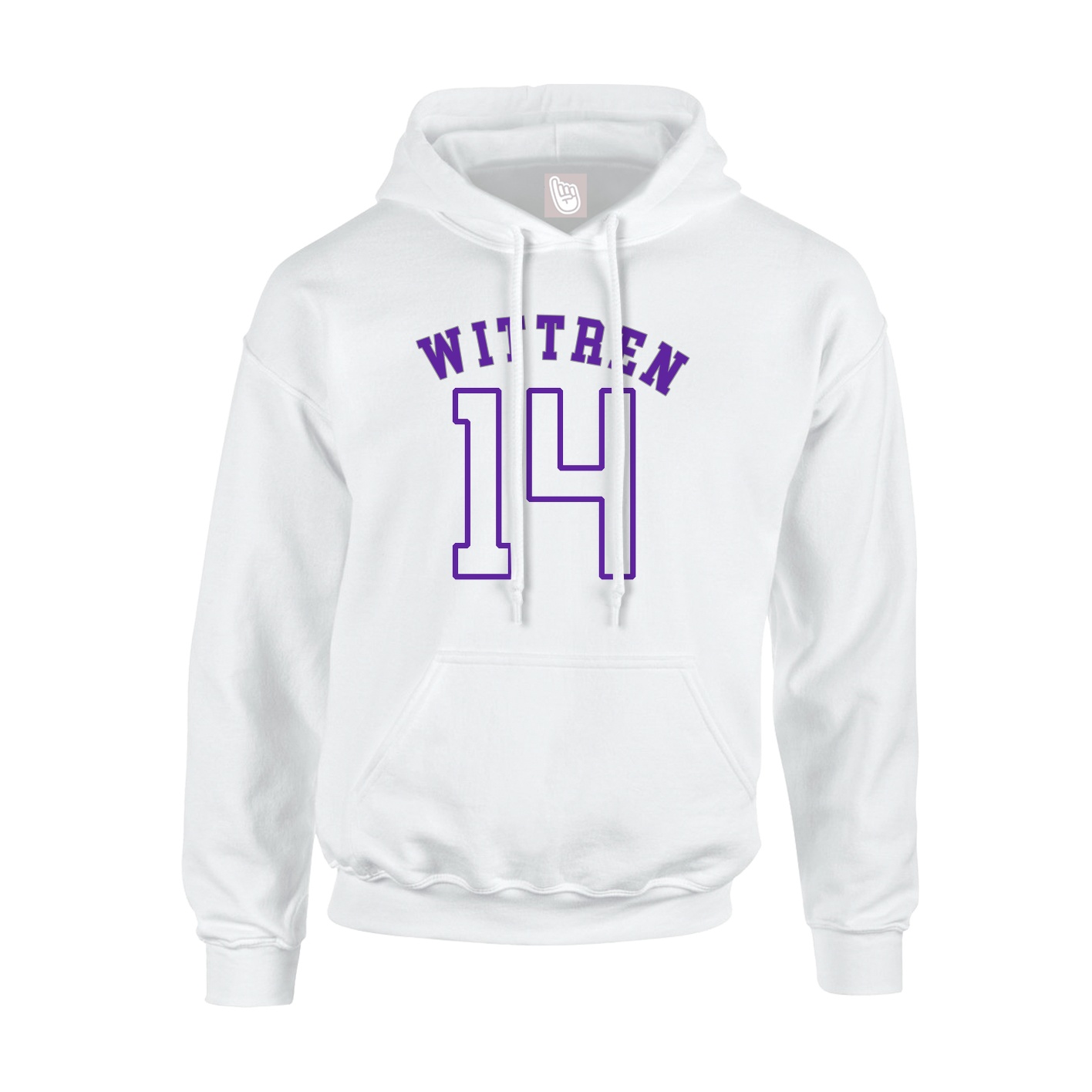 Hoodie — Shirsey Arch in White