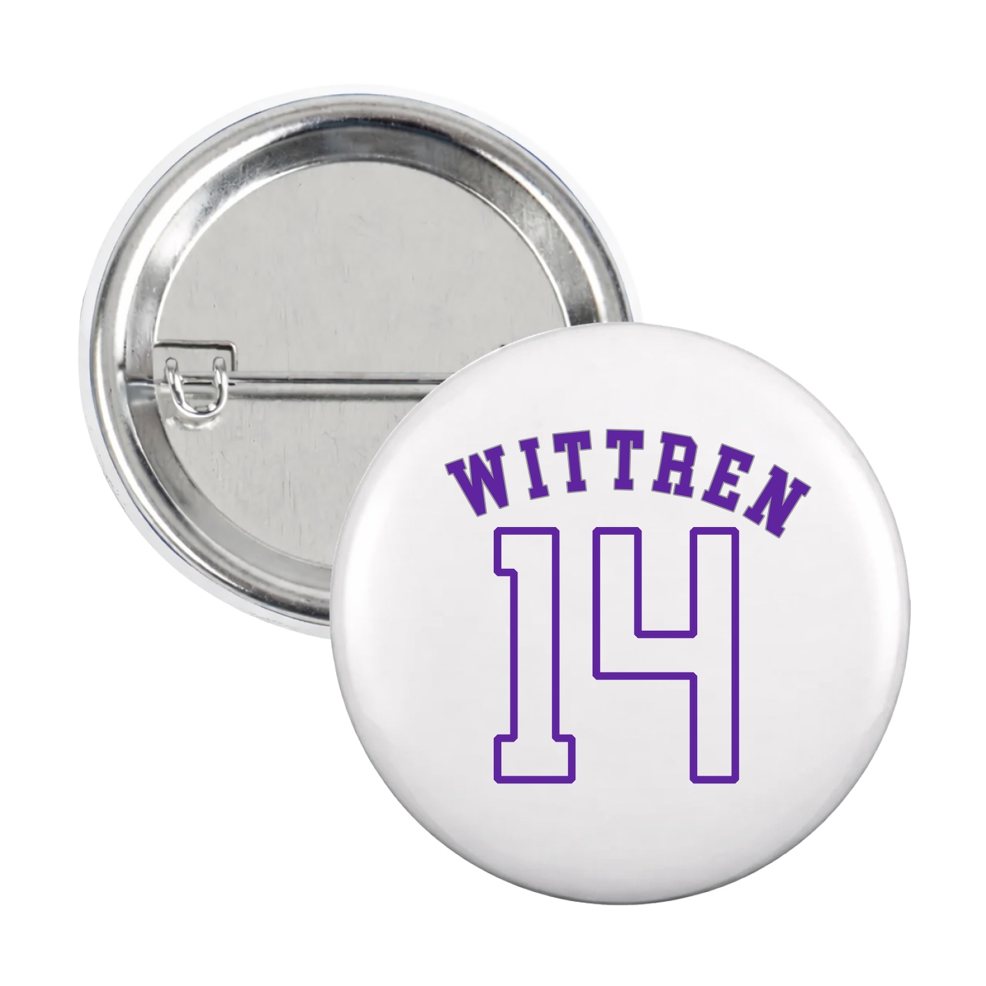 Game Day Button — Shirsey Arch in White
