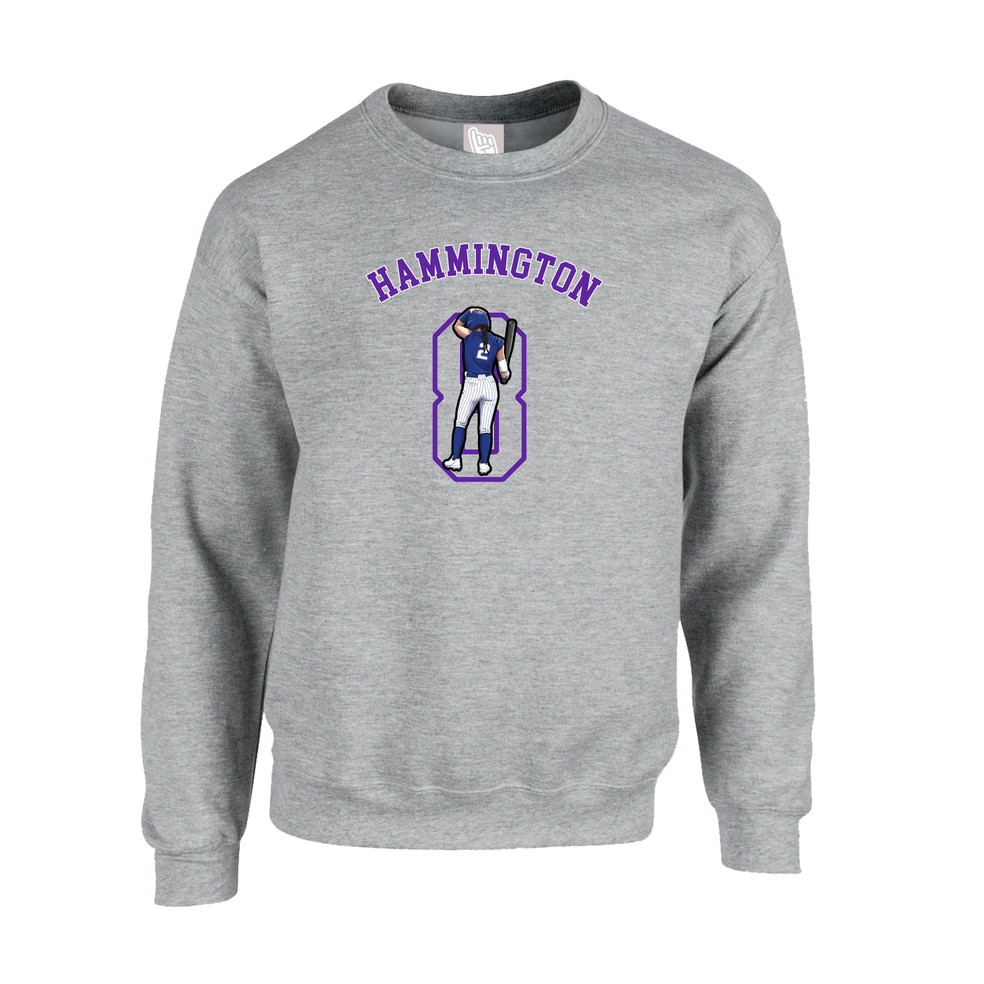 Fleece Crew — Shirsey Arch in Grey