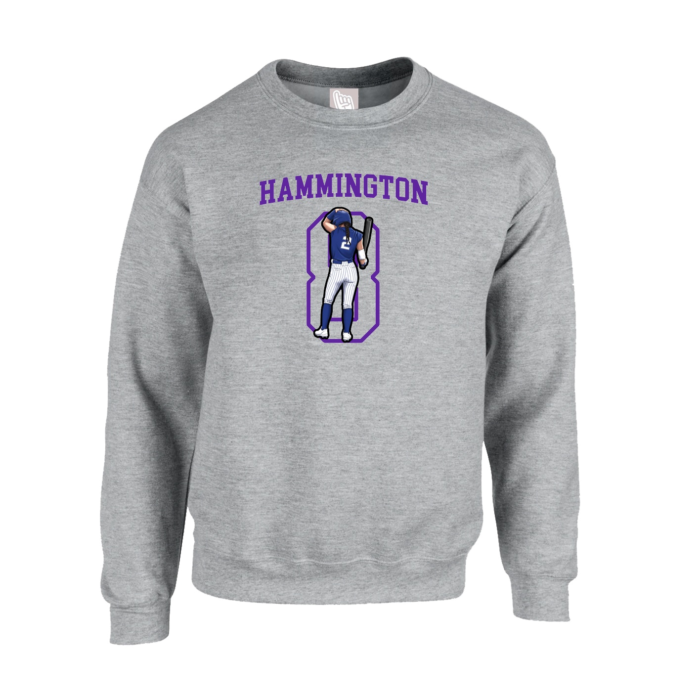 Fleece Crew — Shirsey in Grey