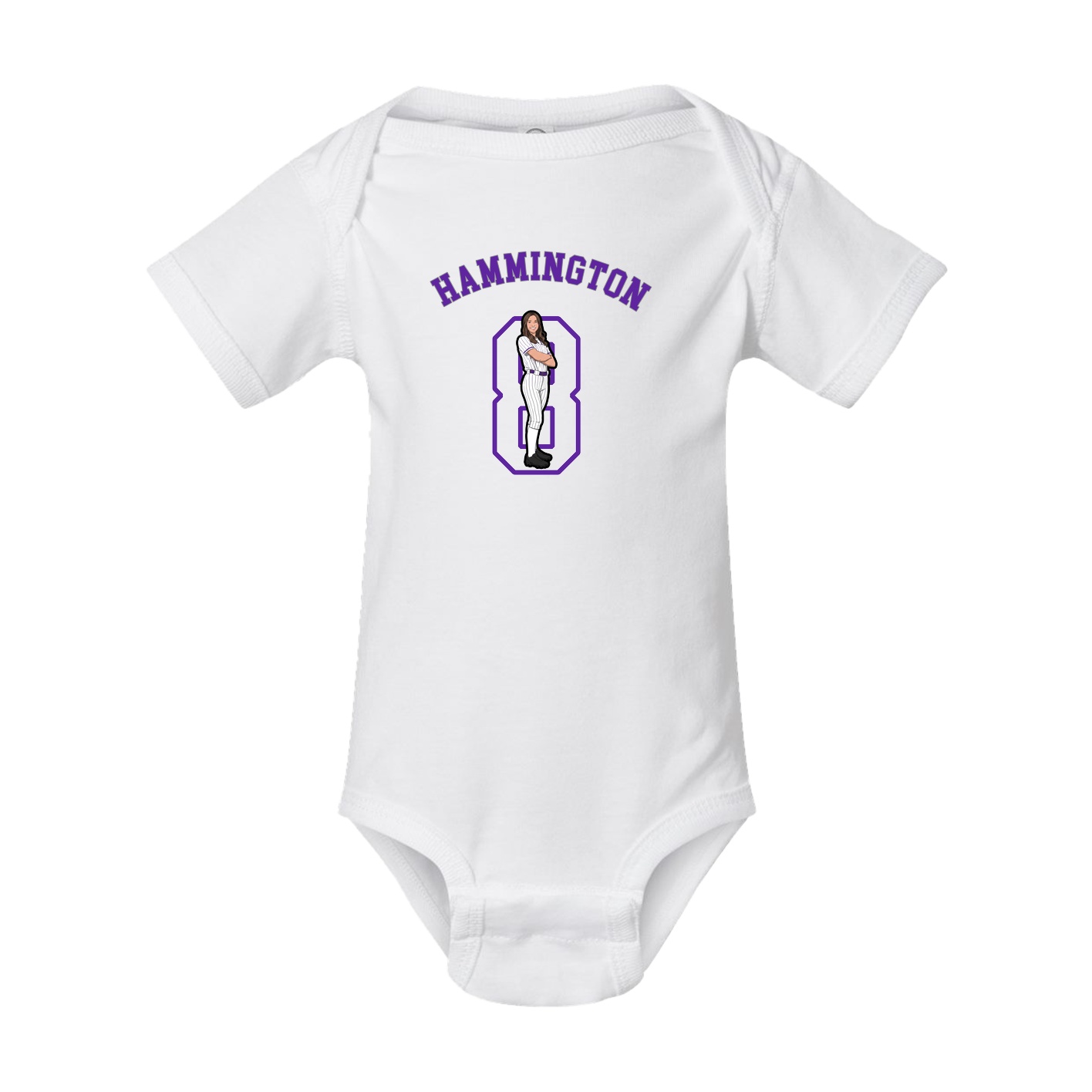 Baby Onesie — Shirsey Arch in White