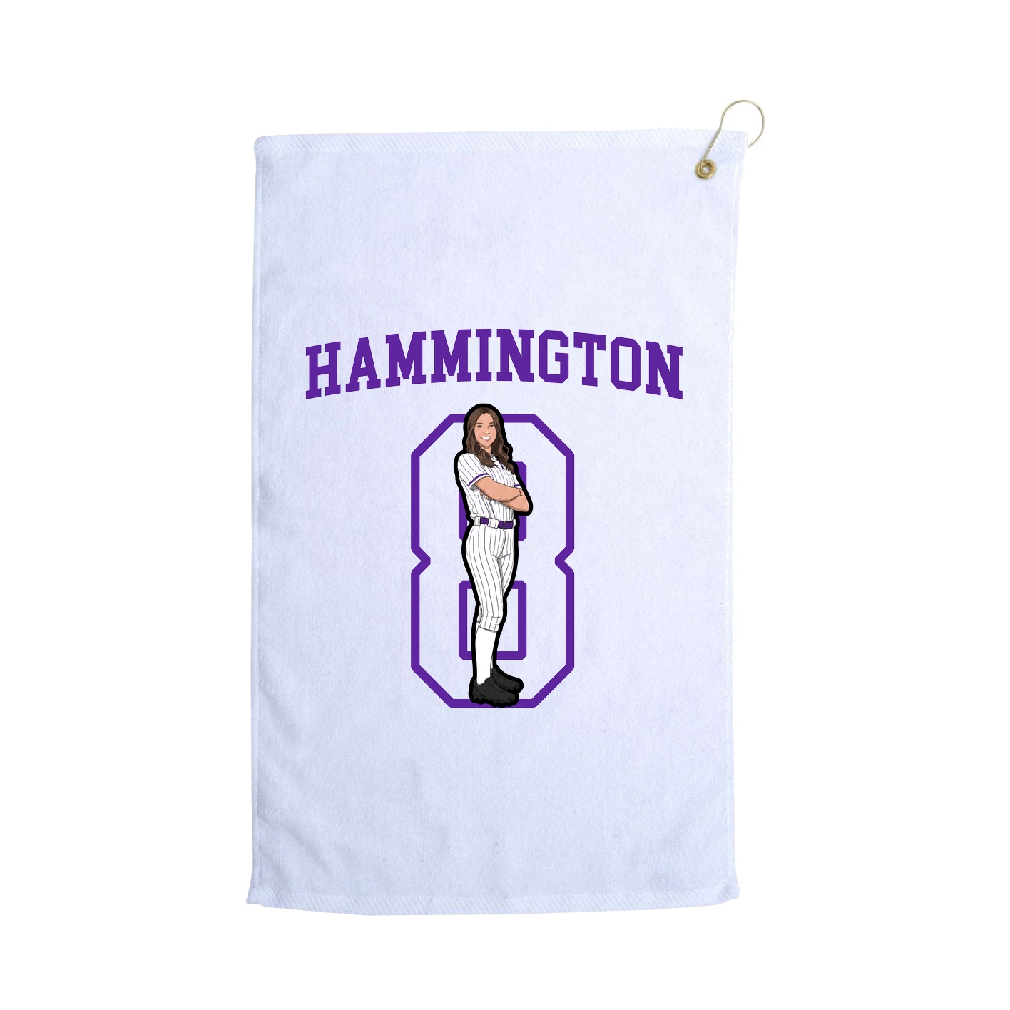 Golf Towel — Shirsey in White