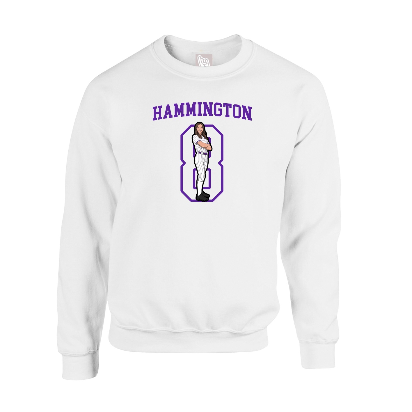 Fleece Crew — Shirsey in White