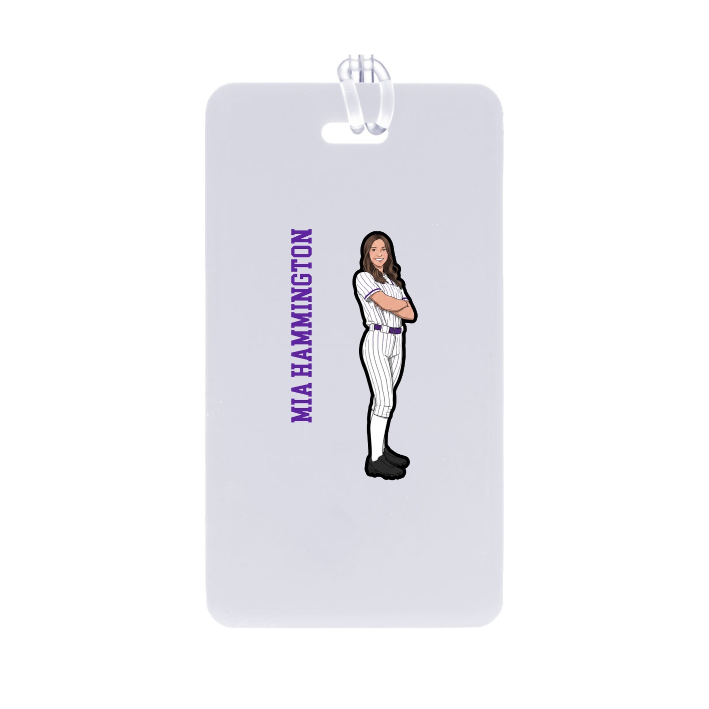 Bag Tag — Name Vertical in Classic