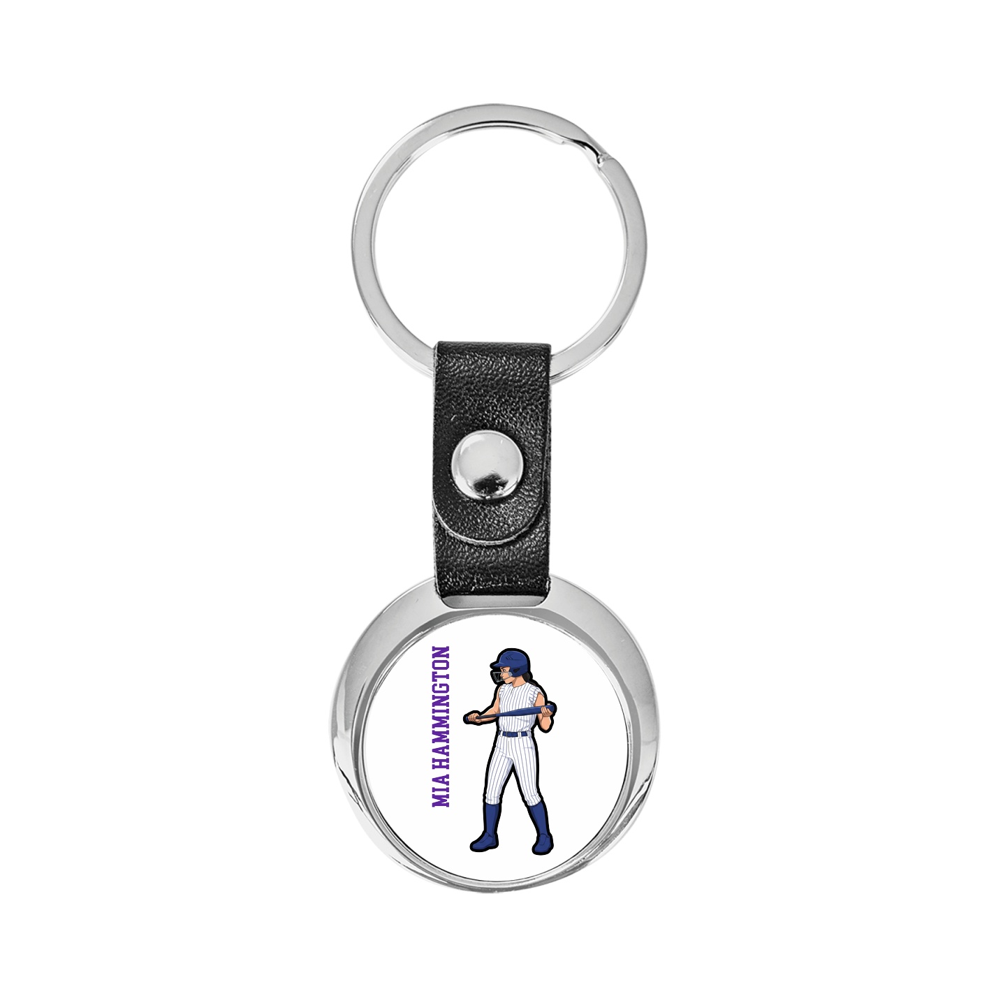 Key Chain — Name Vertical in Classic