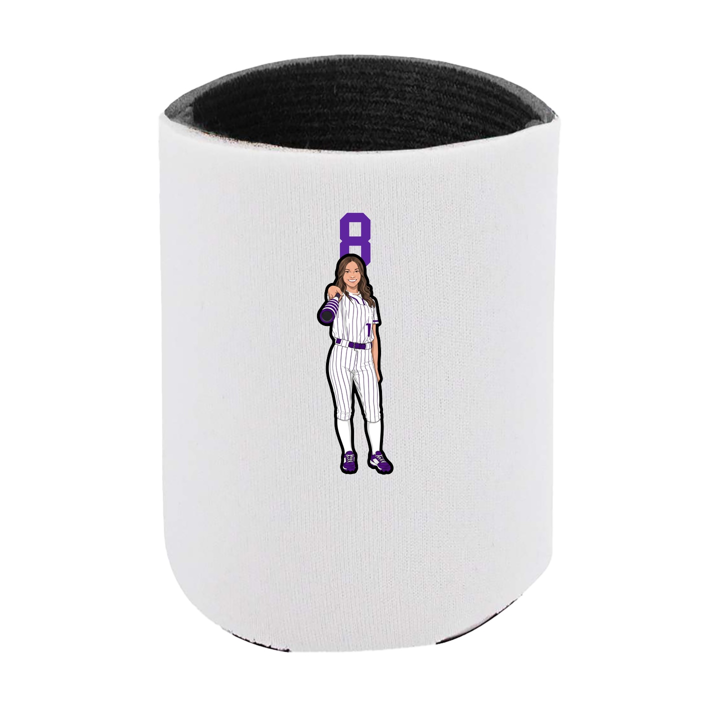 Can Holder — Number Top in White