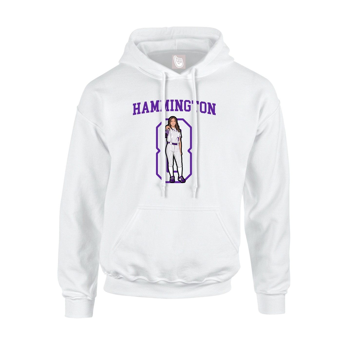 Hoodie — Shirsey in White