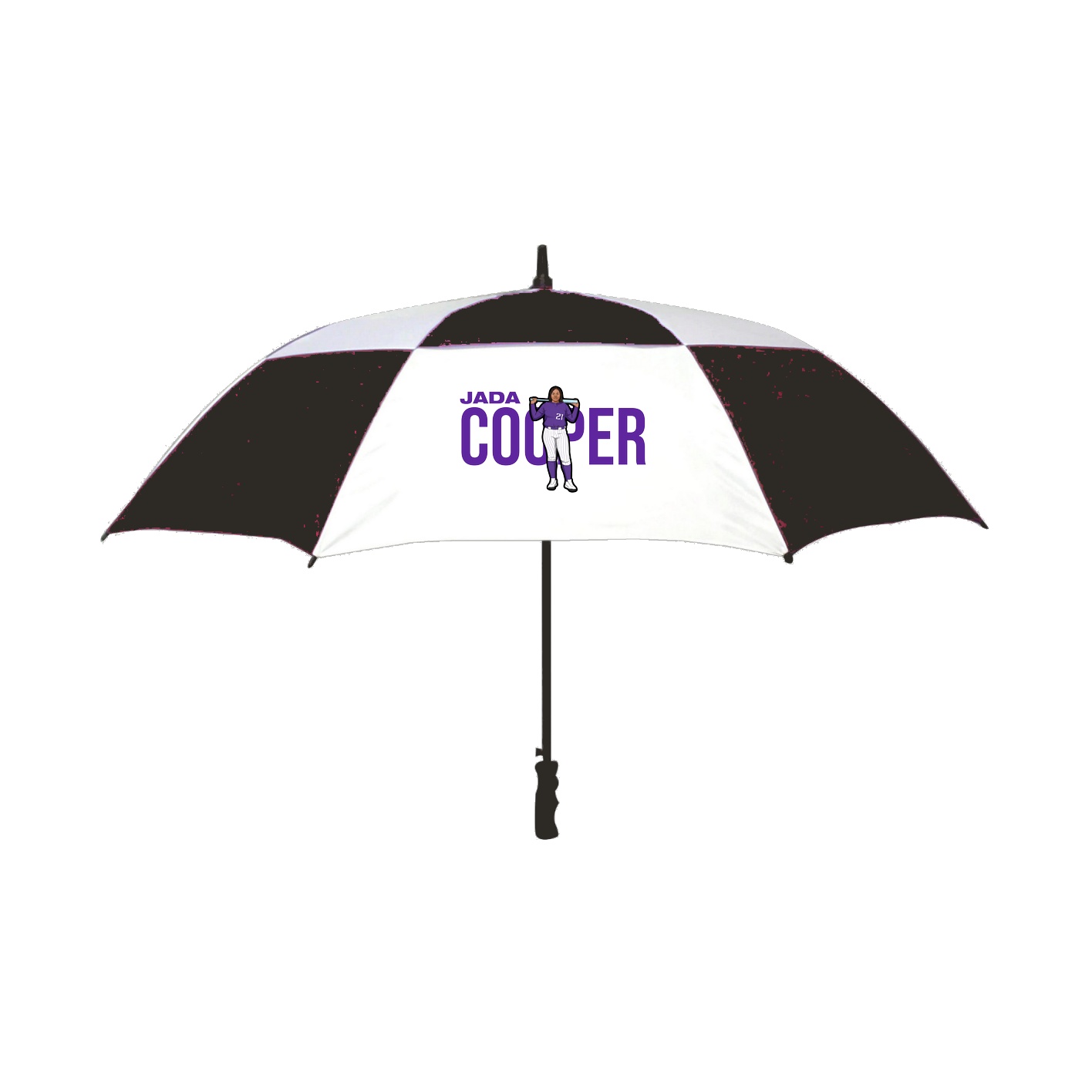 Golf Umbrella — Player Name in Black