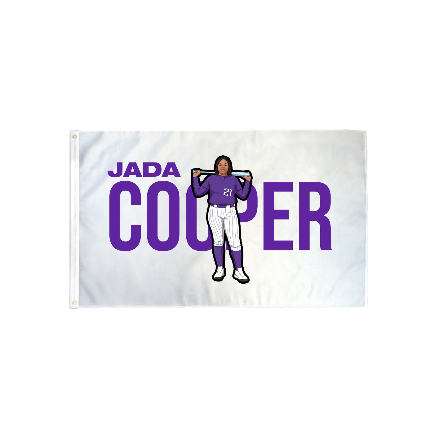 3x5 Flag — Player Name in Classic