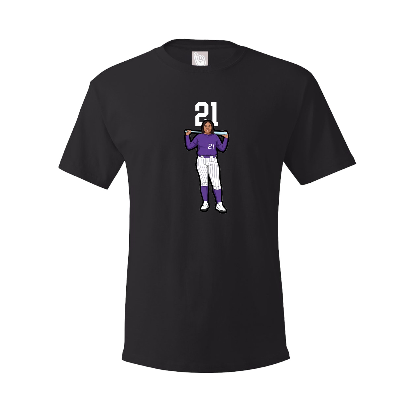 Tee — Number Top in Black