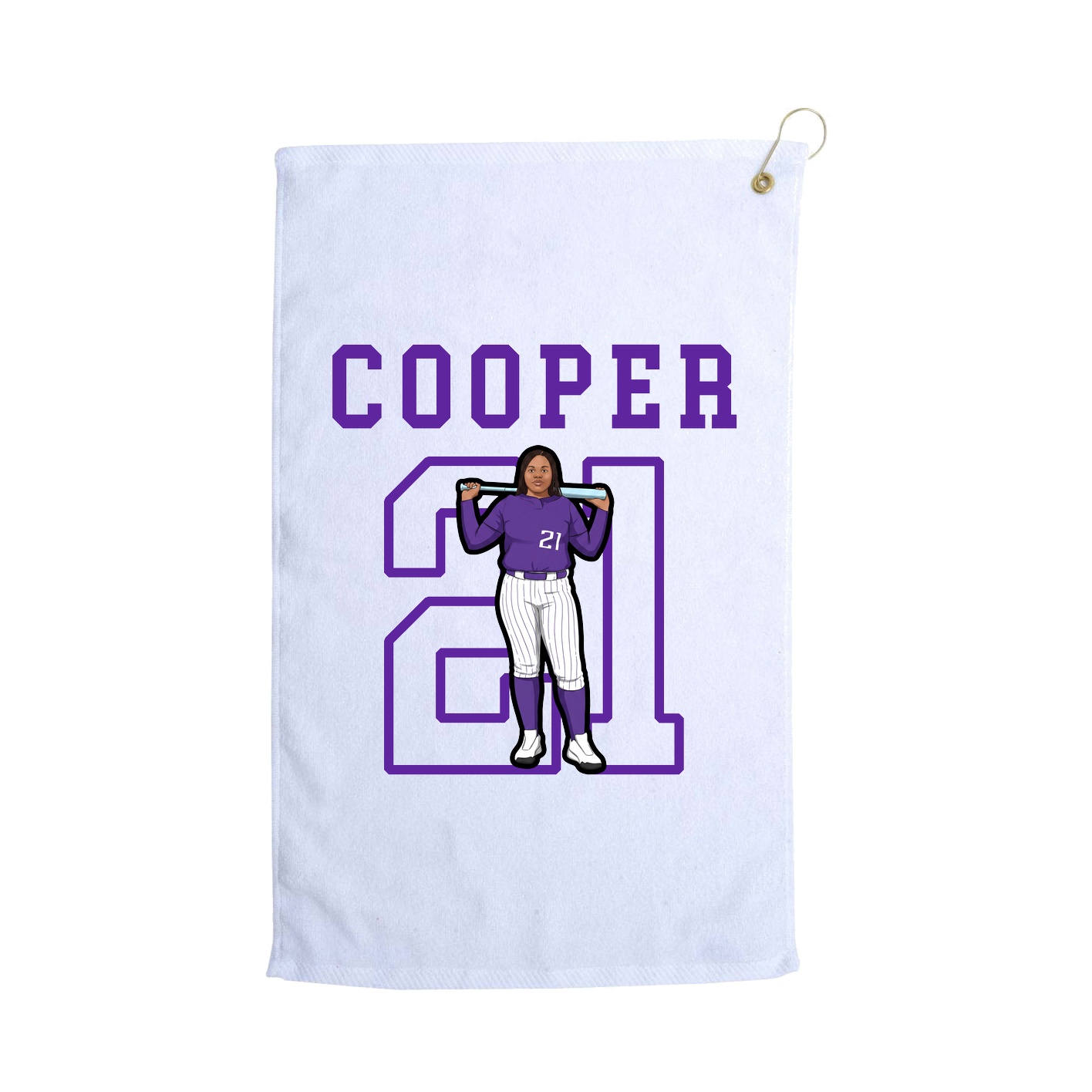 Golf Towel — Shirsey in White