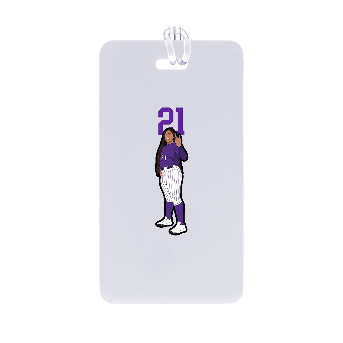 Bag Tag — Number Top in Classic
