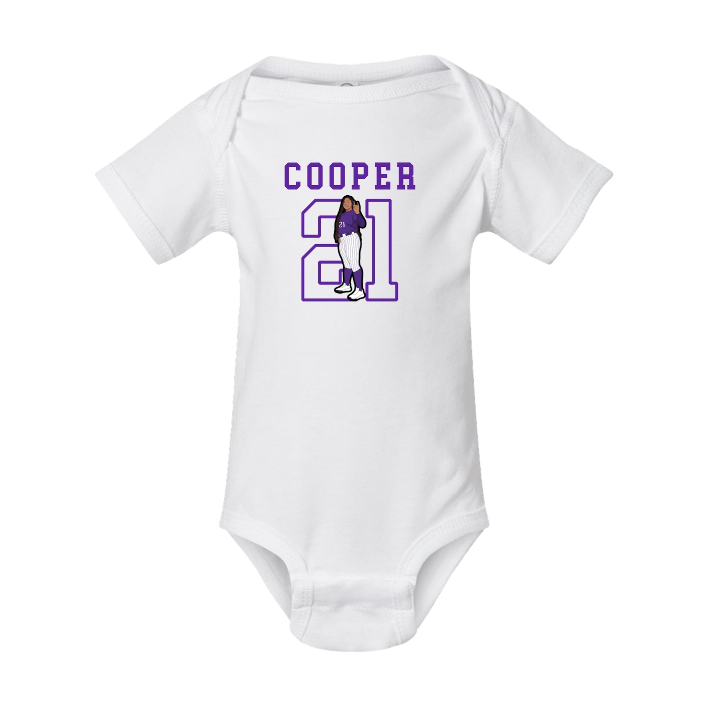 Baby Onesie — Shirsey in White