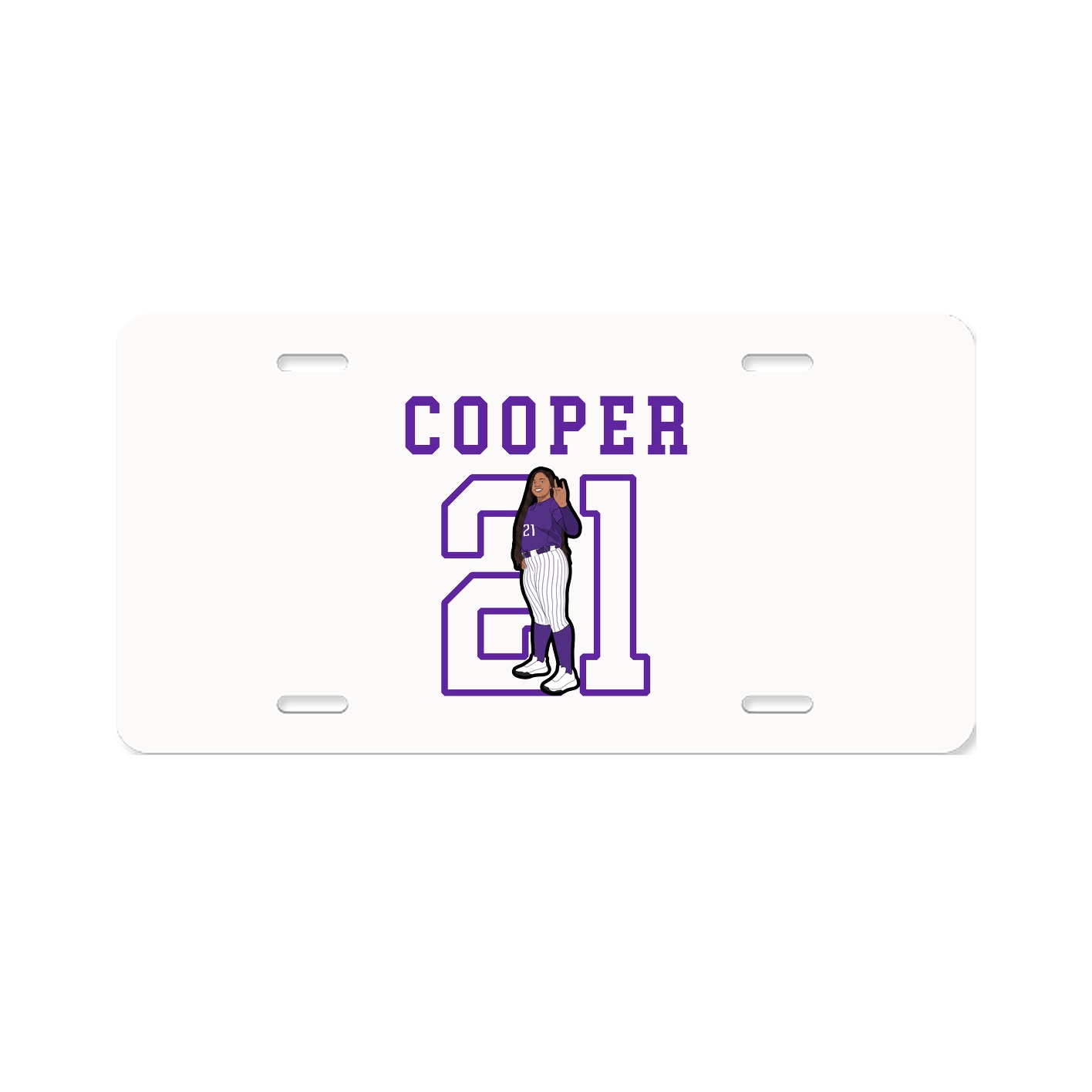 License Plate — Shirsey in Classic