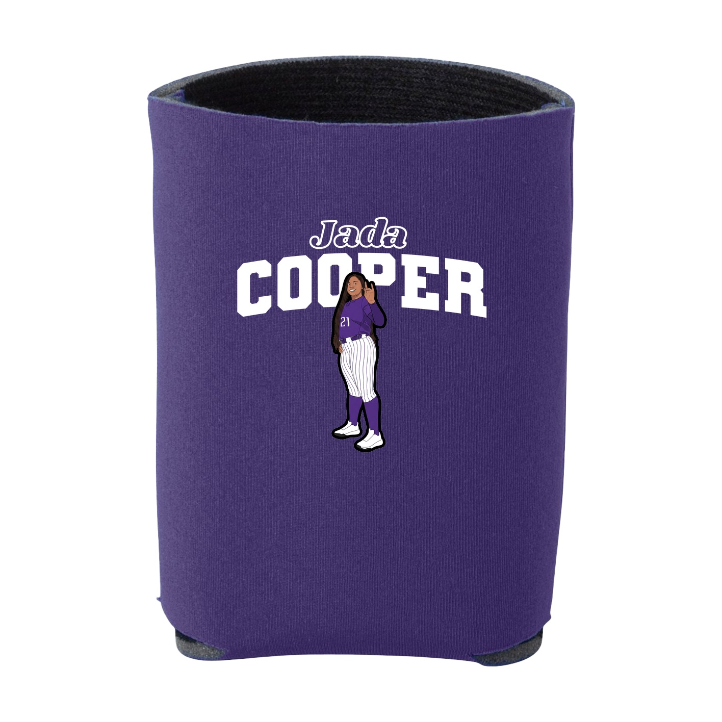Can Holder — Name Arch in Purple