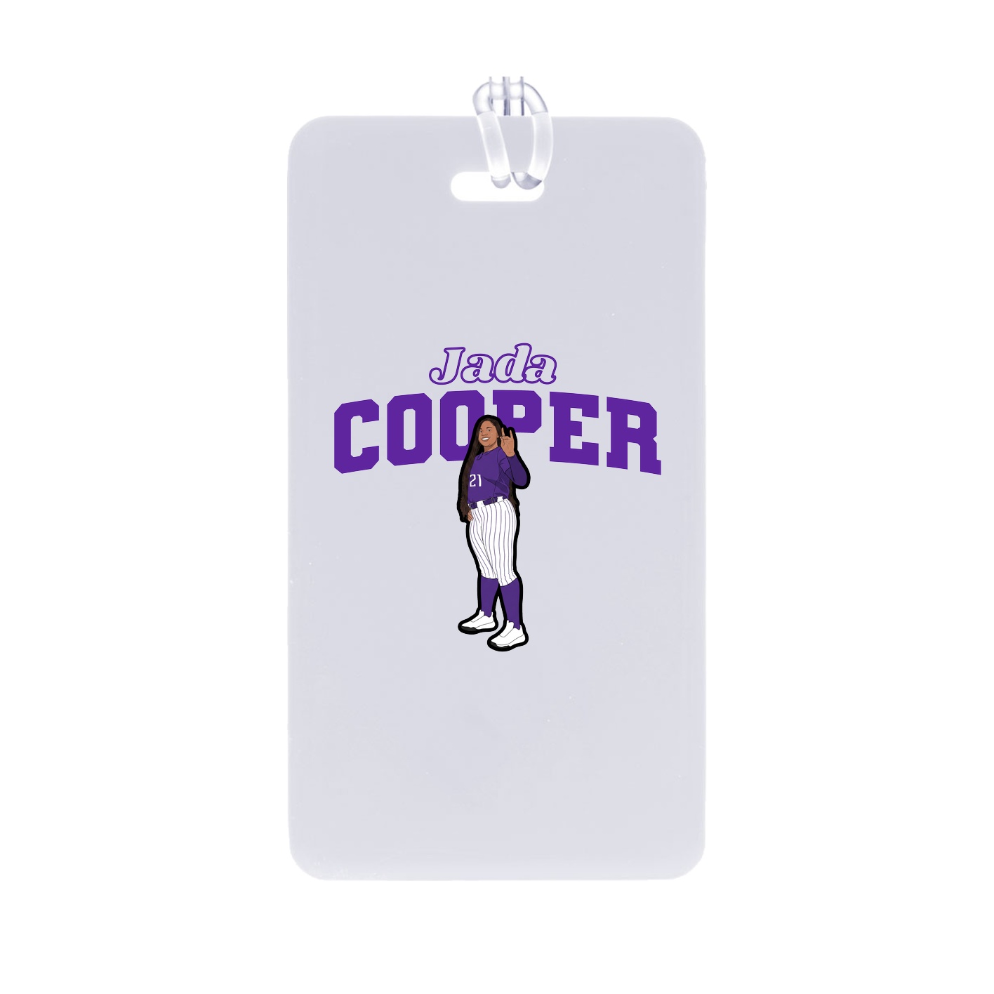Bag Tag — Name Arch in Classic