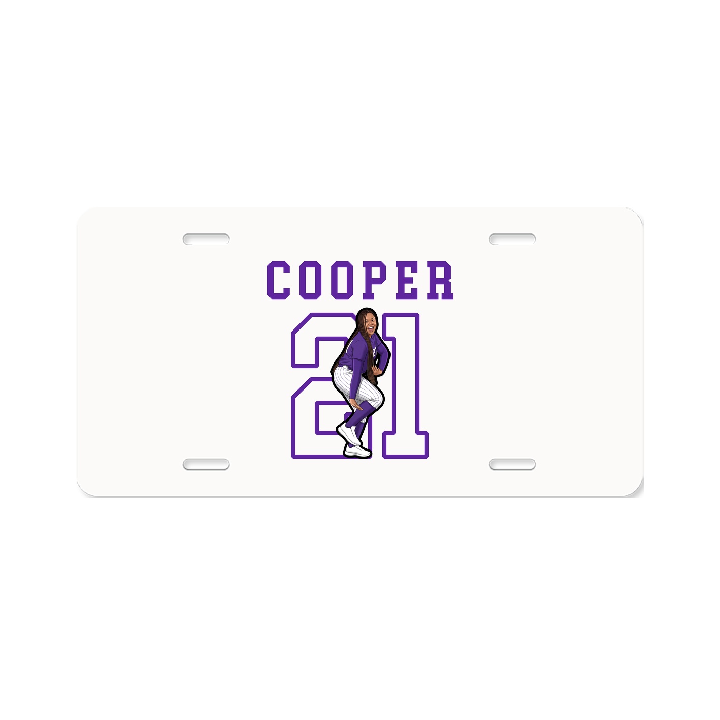 License Plate — Shirsey in Classic