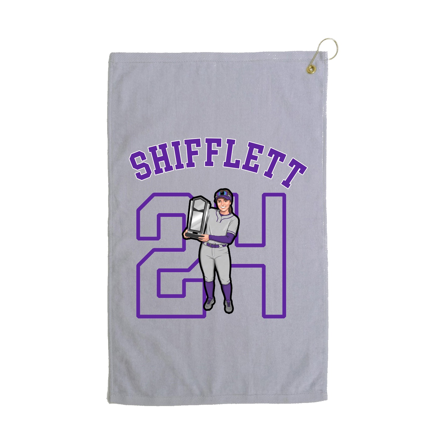 Golf Towel — Shirsey Arch in Grey