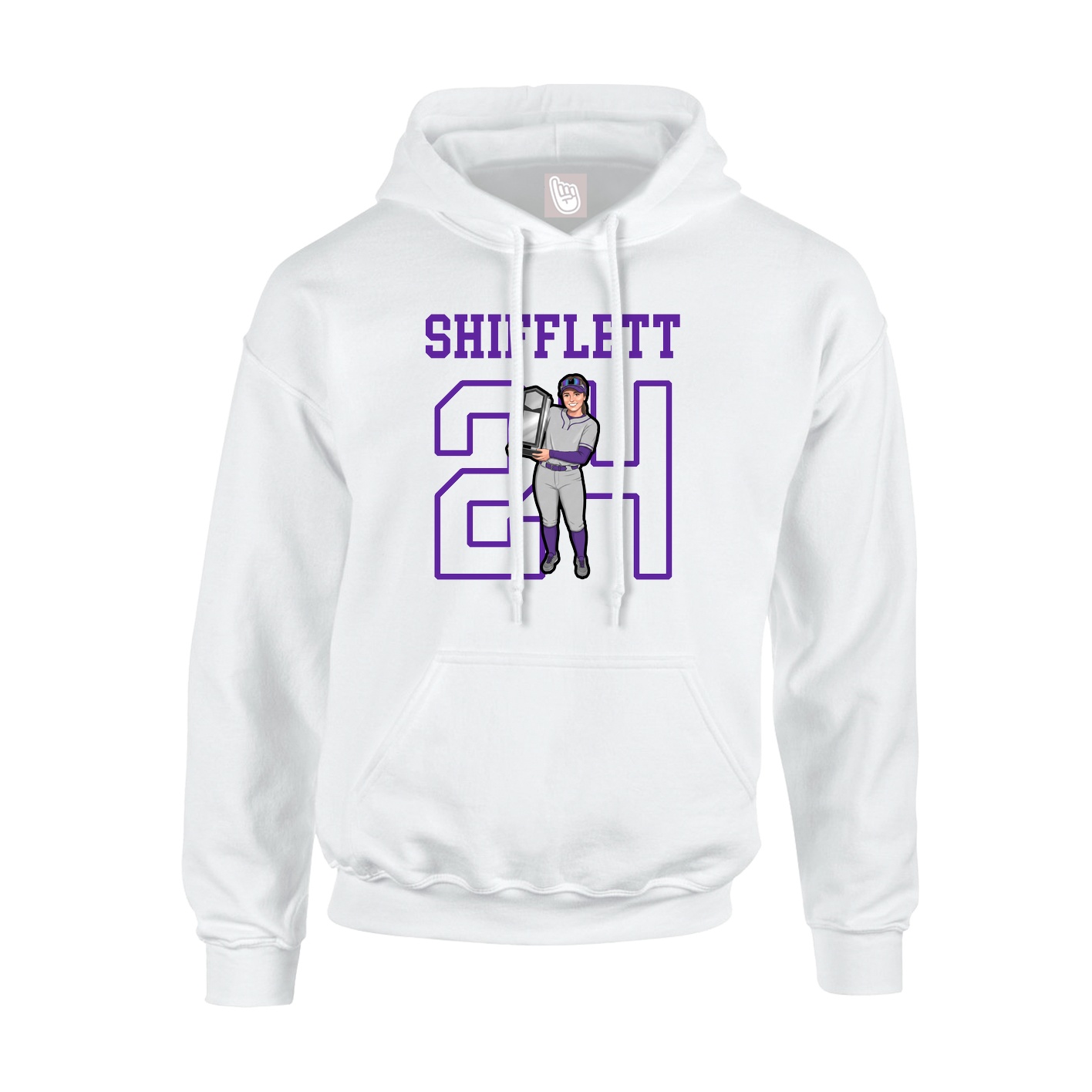 Youth Hoodie — Shirsey in White