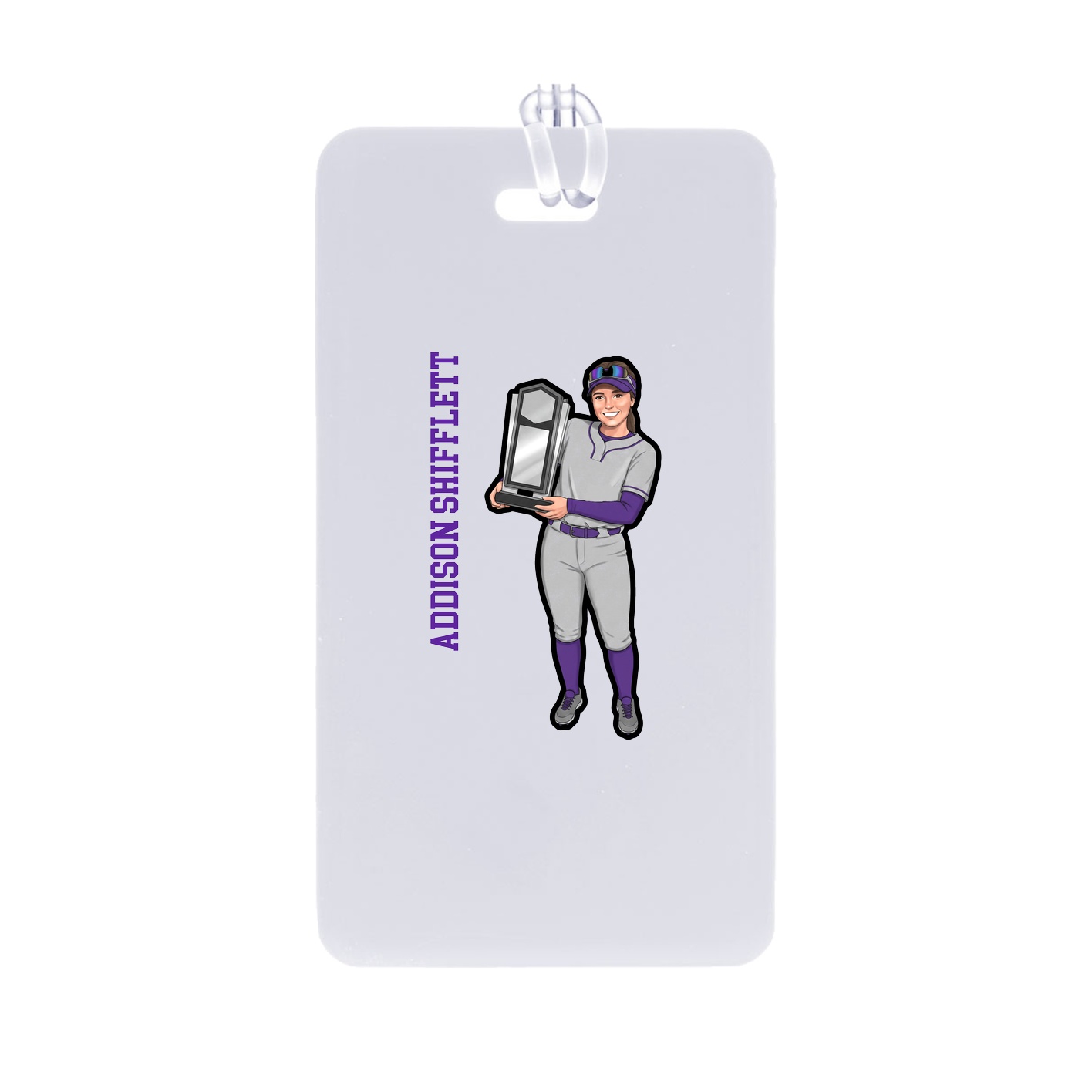 Bag Tag — Name Vertical in Classic