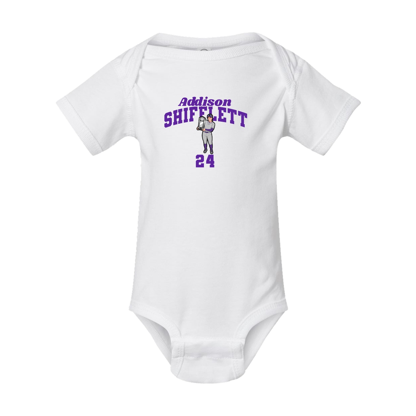 Baby Onesie — Signature Arch in White