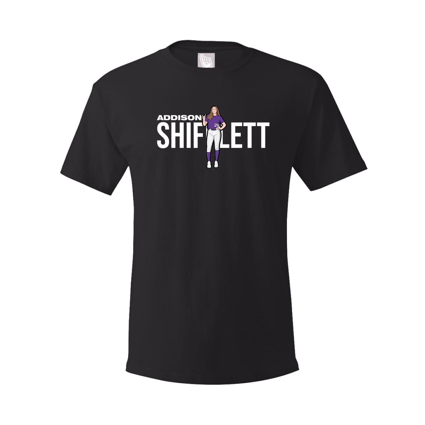 Tee — Player Name in Black
