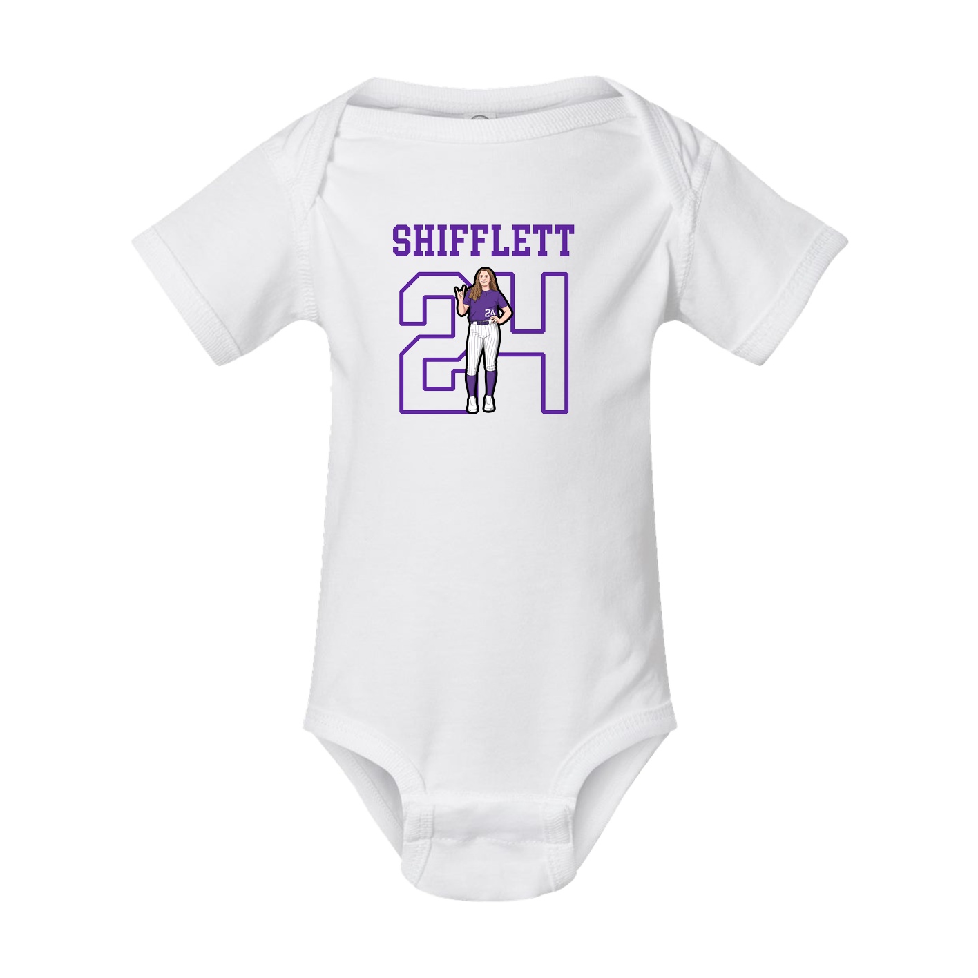 Baby Onesie — Shirsey in White
