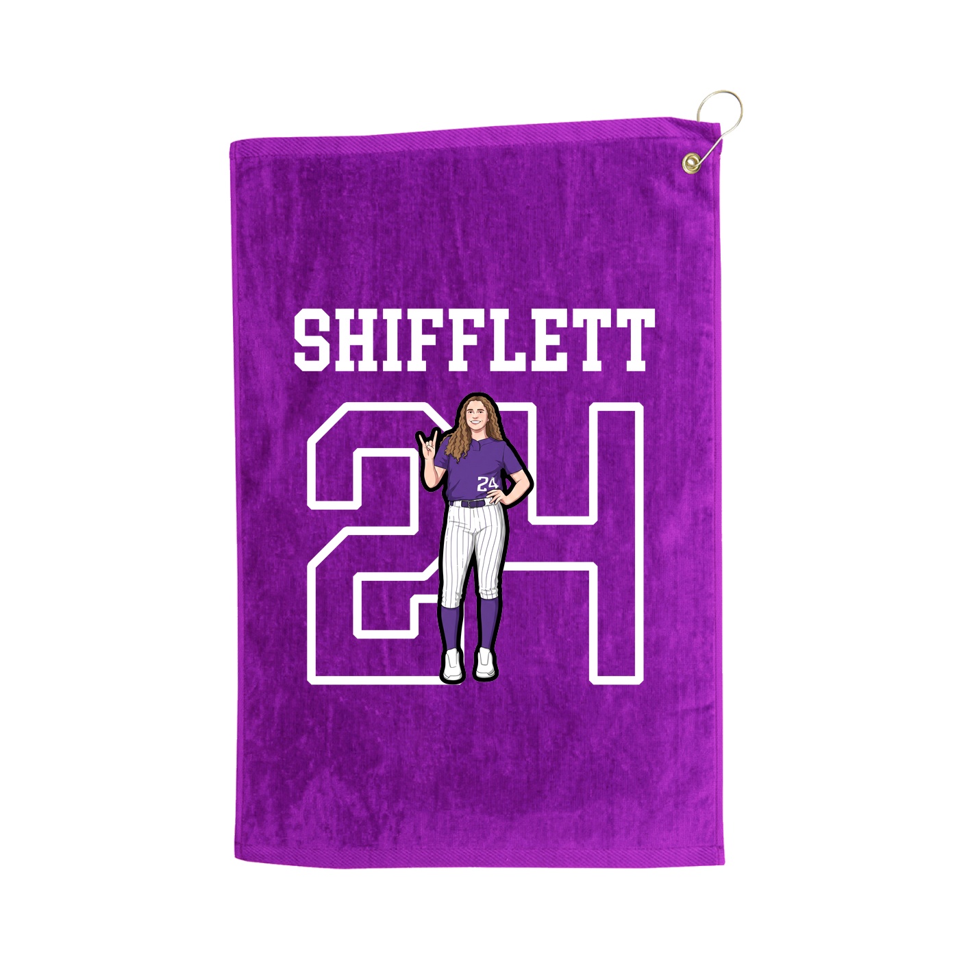 Golf Towel — Shirsey in Purple