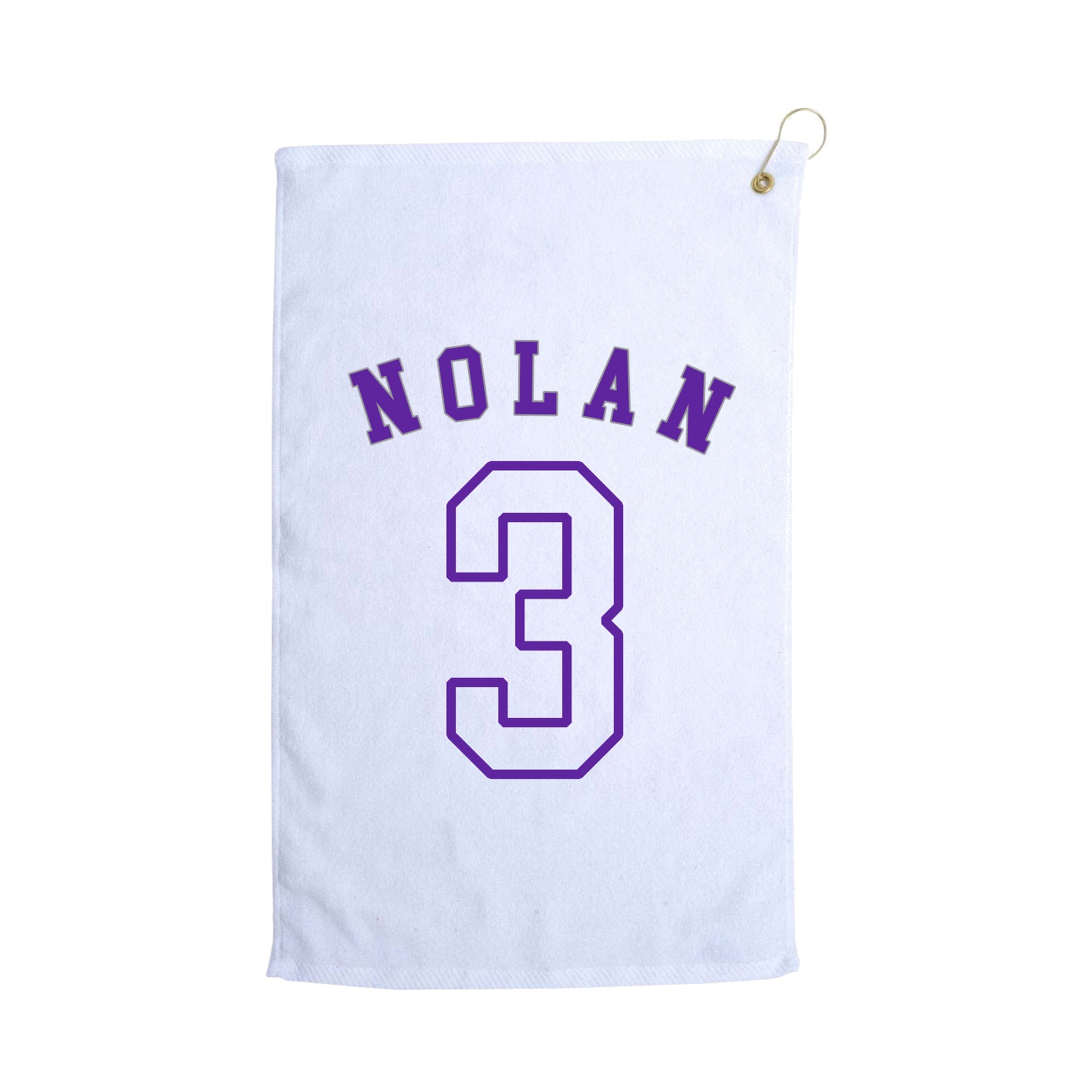 Golf Towel — Shirsey Arch in White