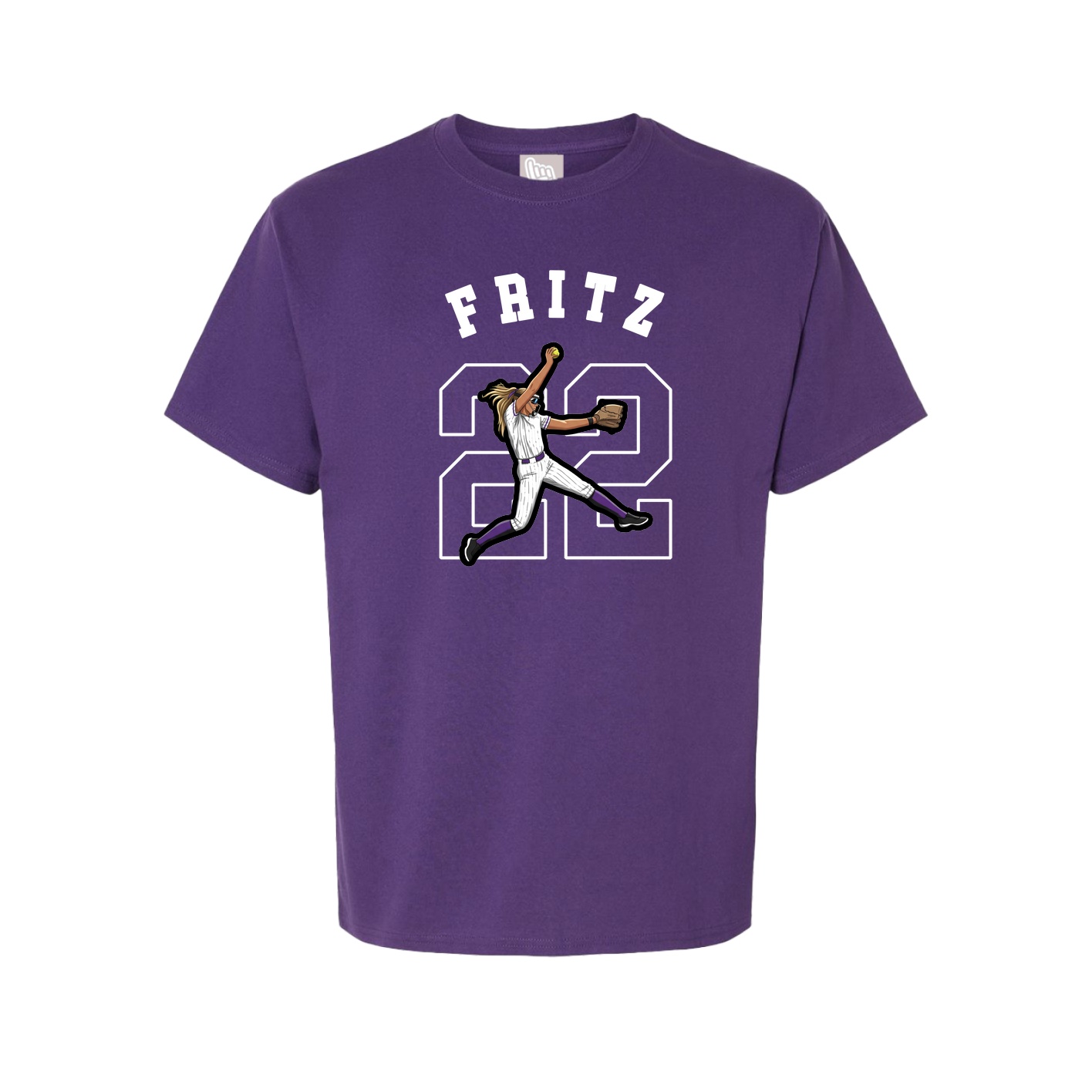 Youth Tee — Shirsey Arch in Purple