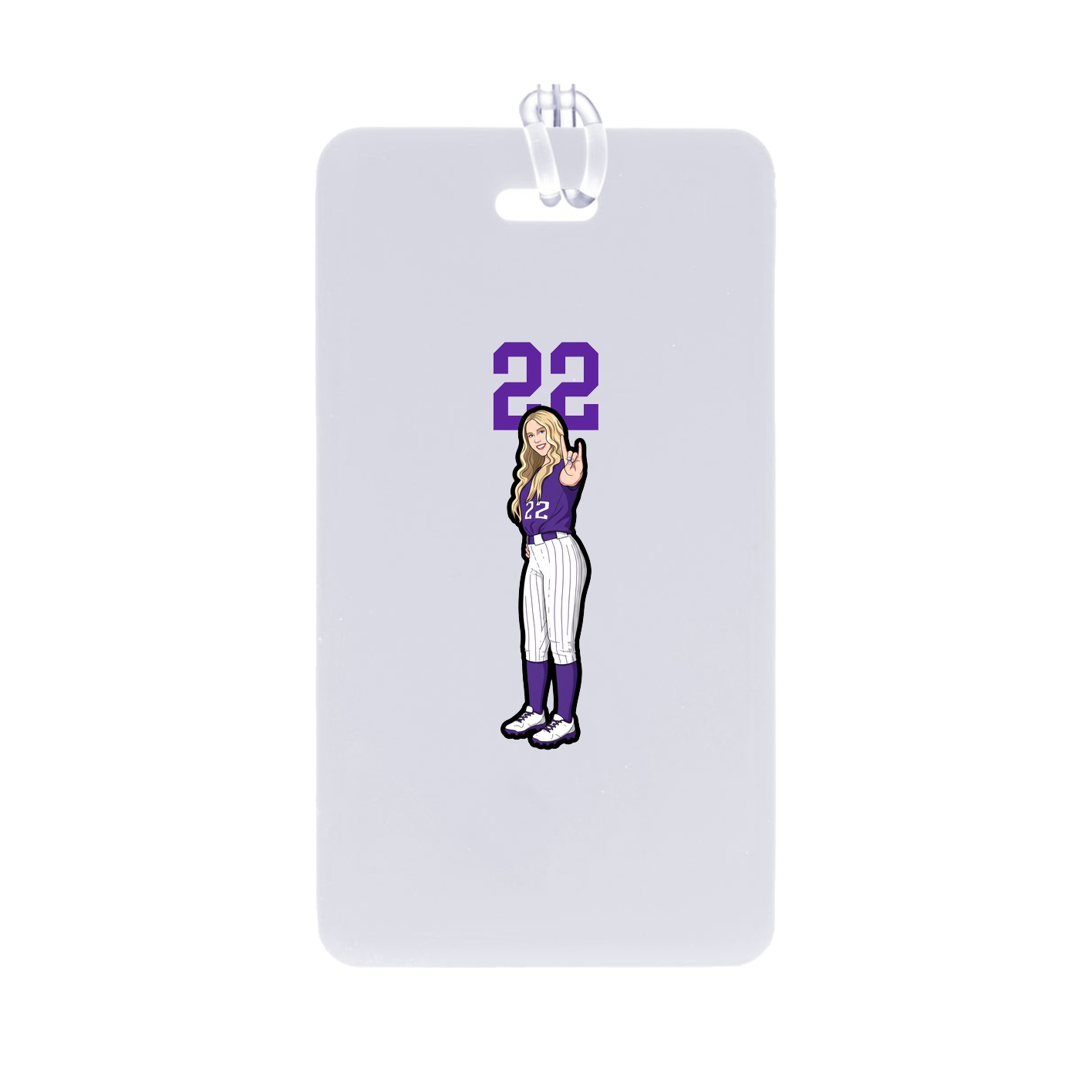 Bag Tag — Number Top in Classic