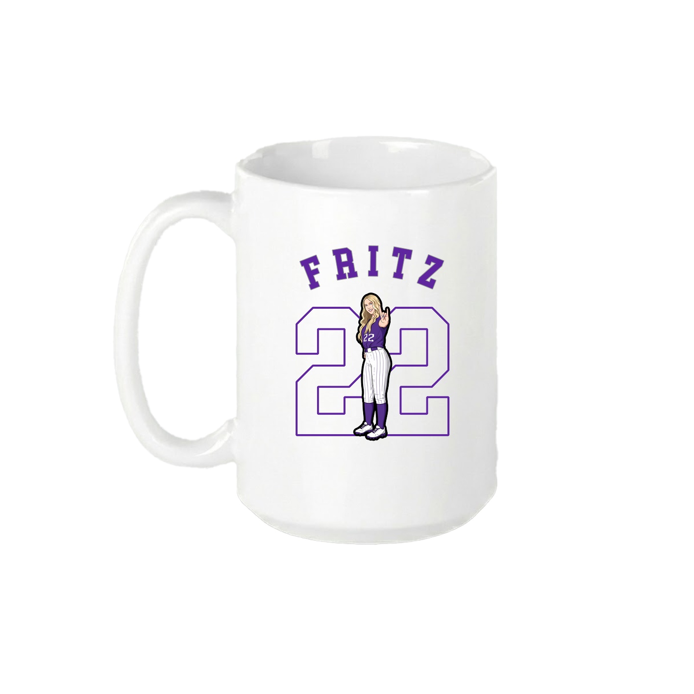 15oz Coffee Mug — Shirsey Arch in White