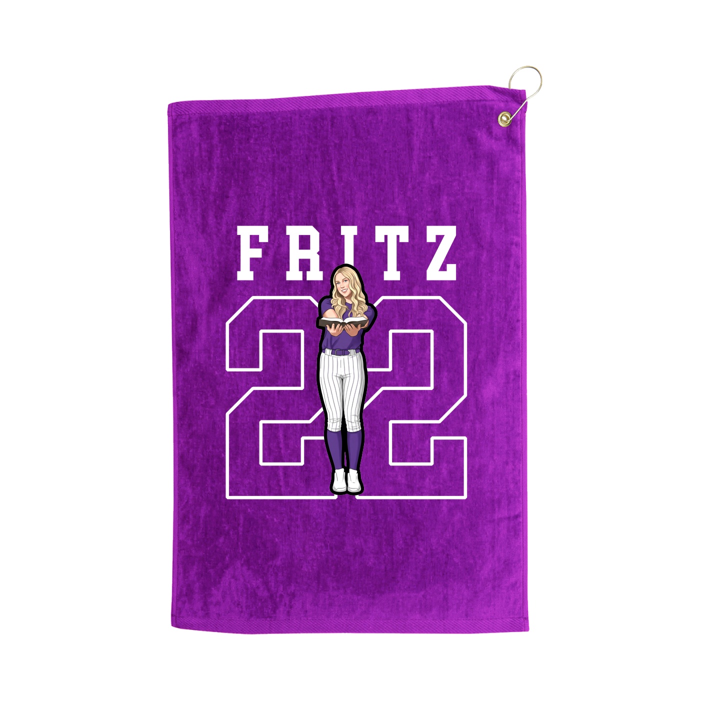 Golf Towel — Shirsey in Purple