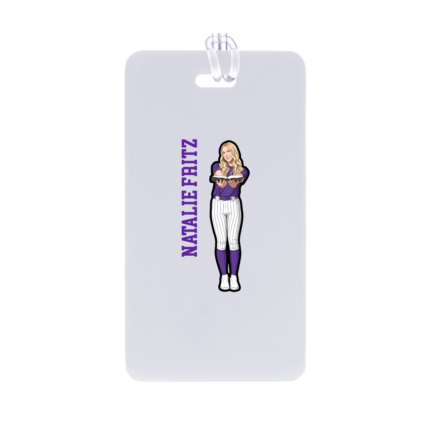 Bag Tag — Name Vertical in Classic