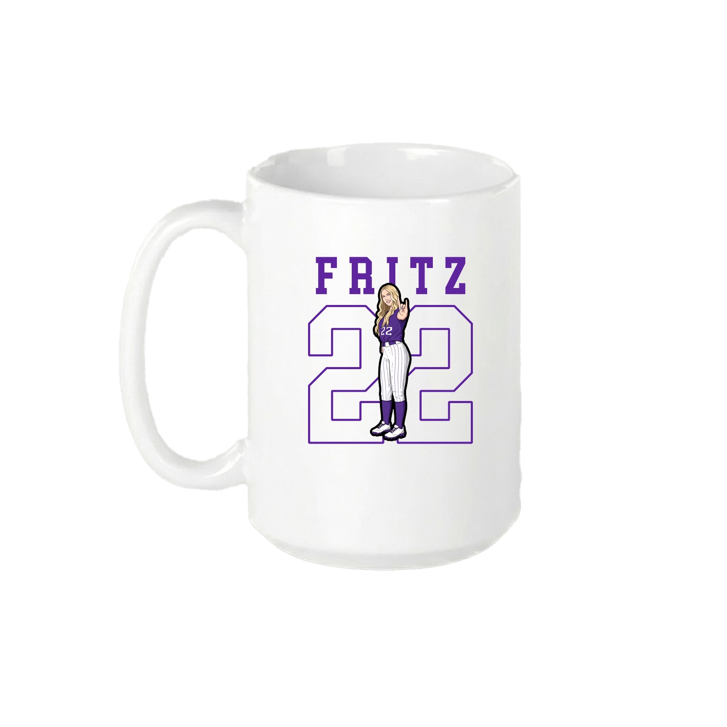 15oz Coffee Mug — Shirsey in White