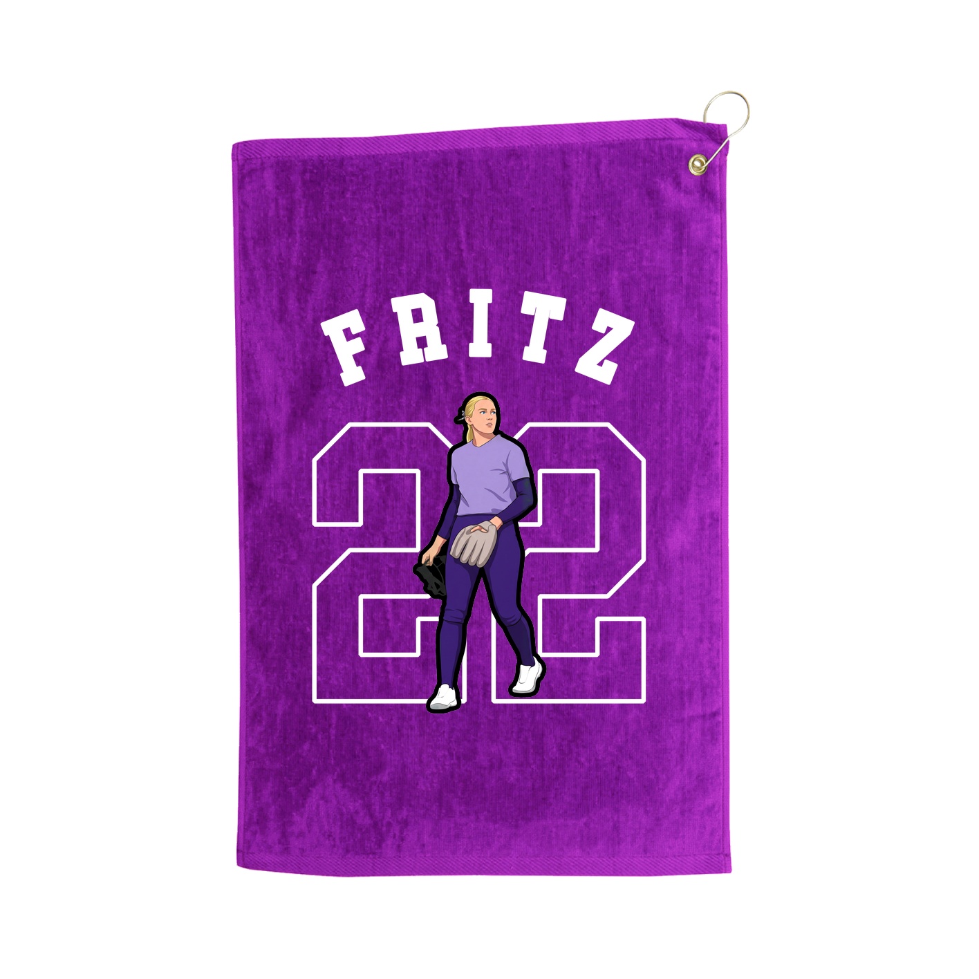 Golf Towel — Shirsey Arch in Purple