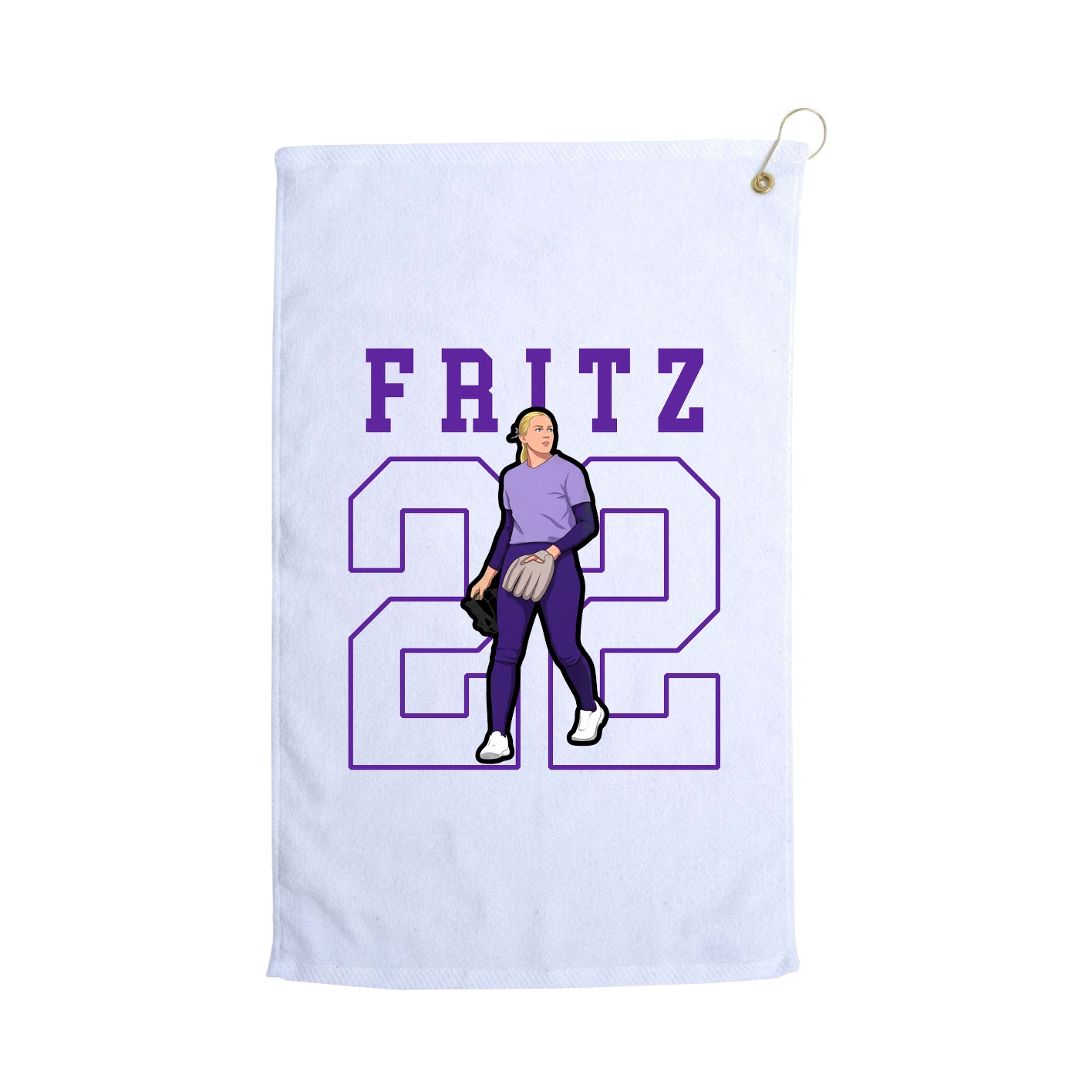 Golf Towel — Shirsey in White