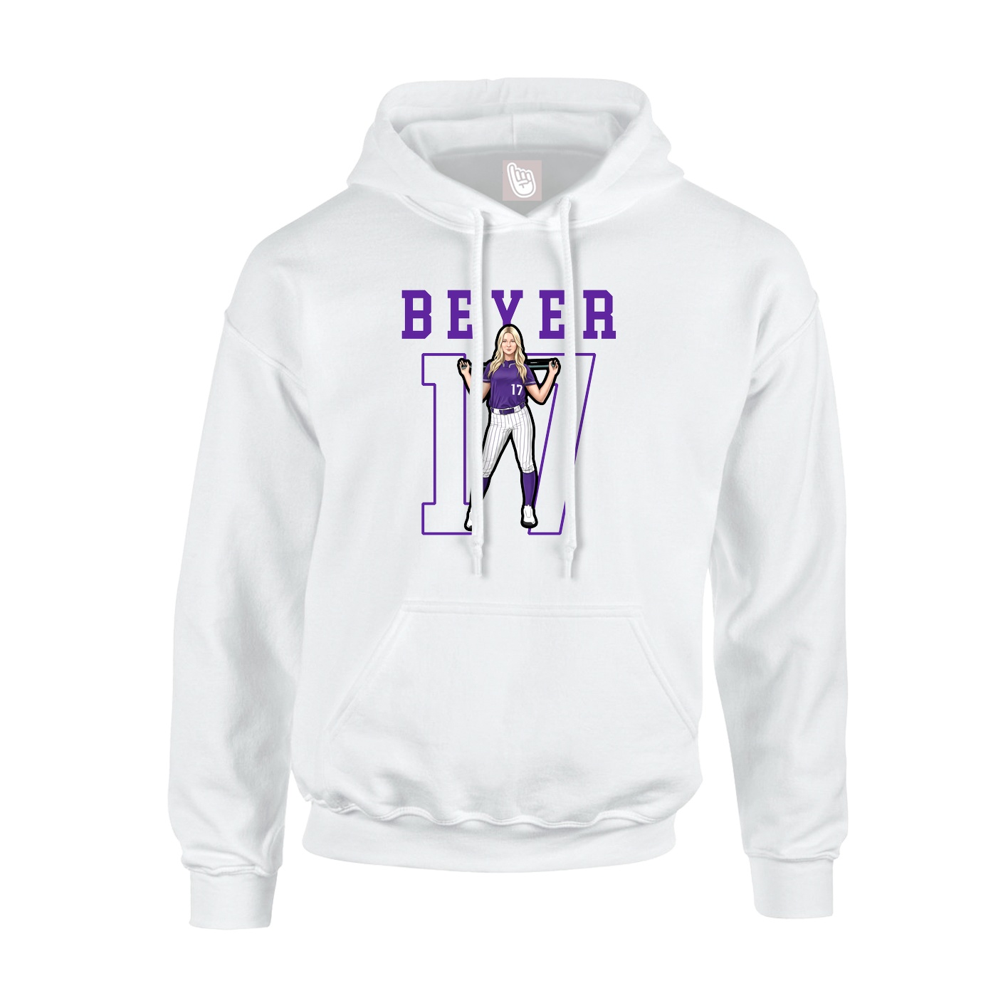 Hoodie — Shirsey in White