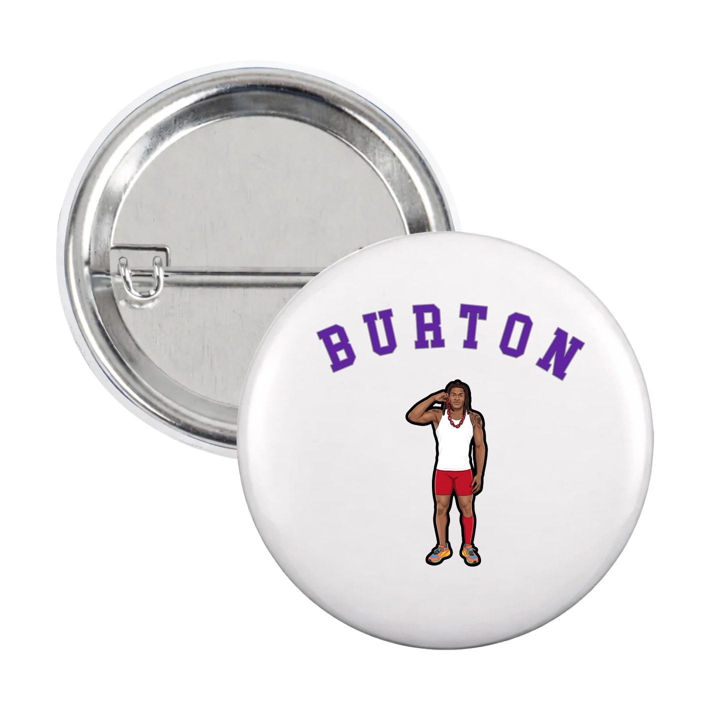 Game Day Button — Shirsey Arch in White