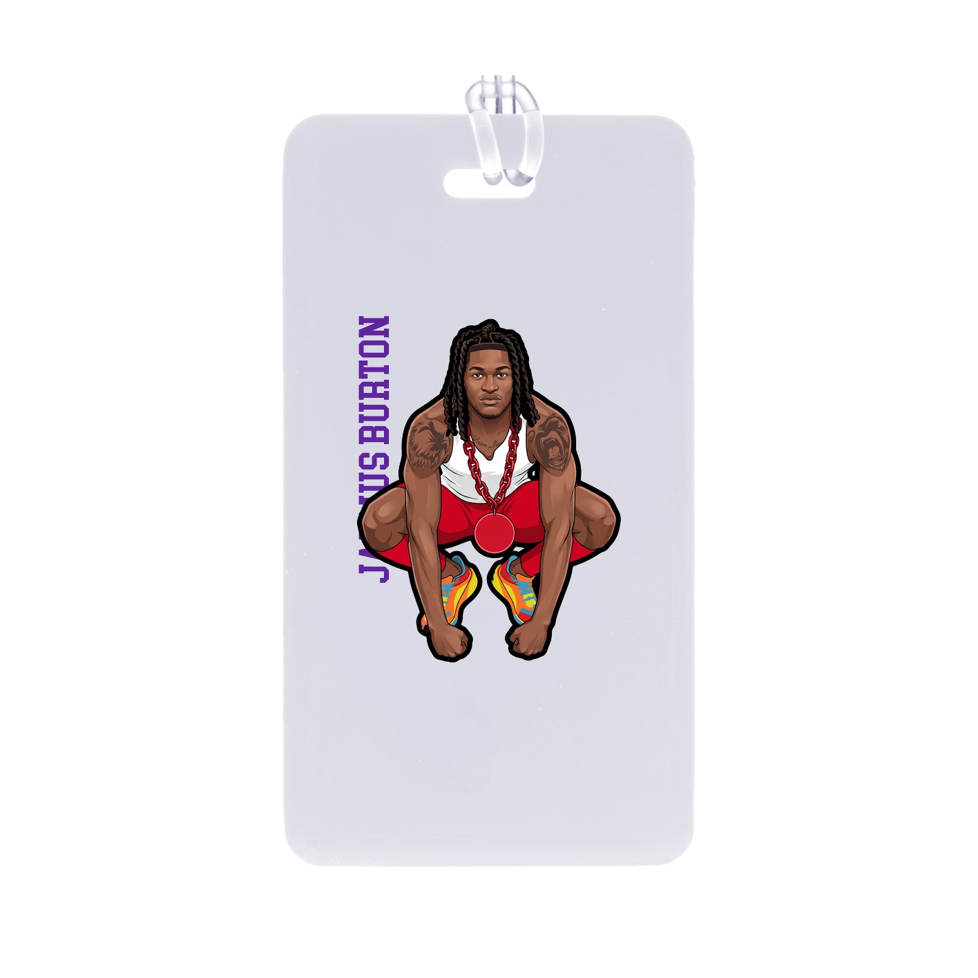 Bag Tag — Name Vertical in Classic