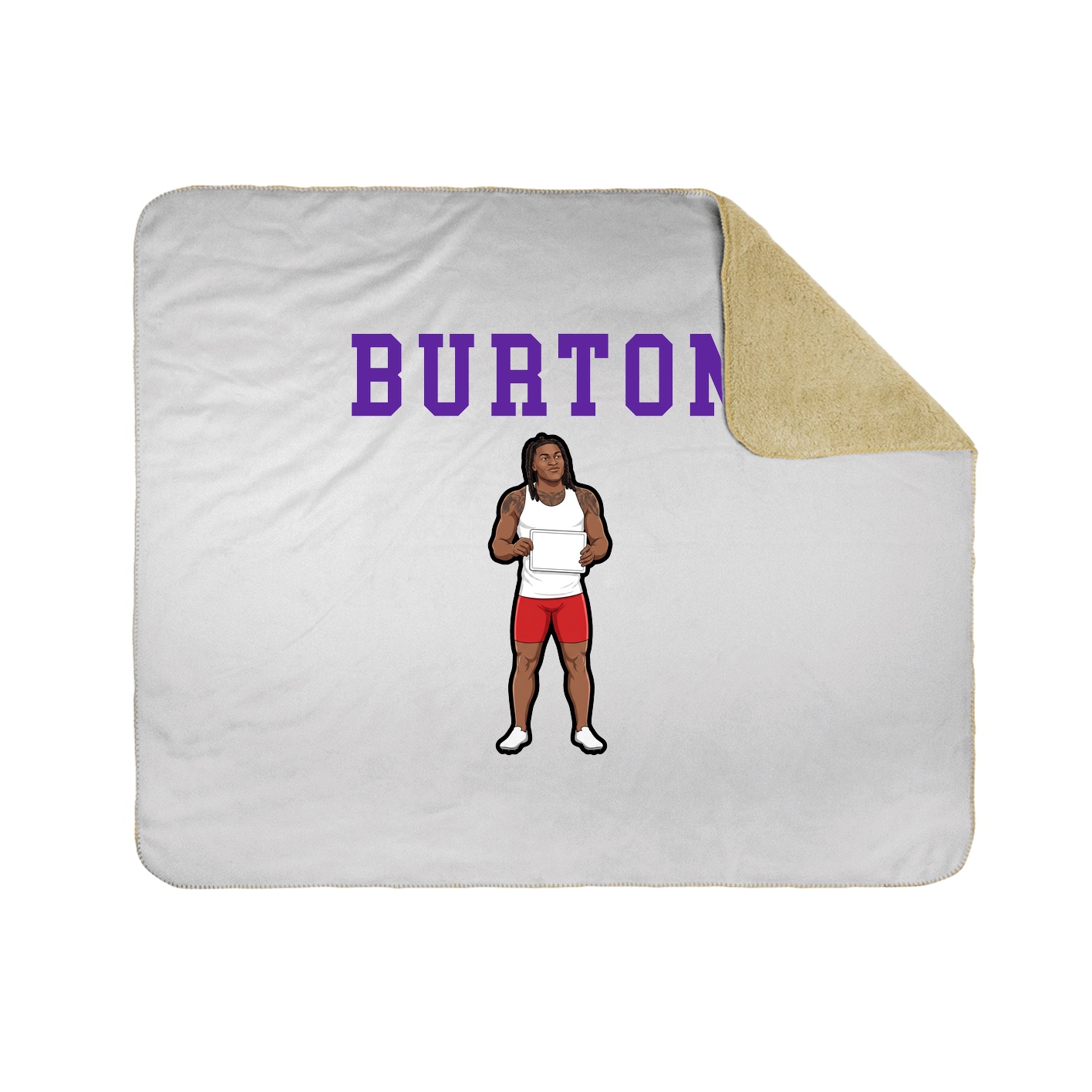 Throw Blanket — Shirsey in White