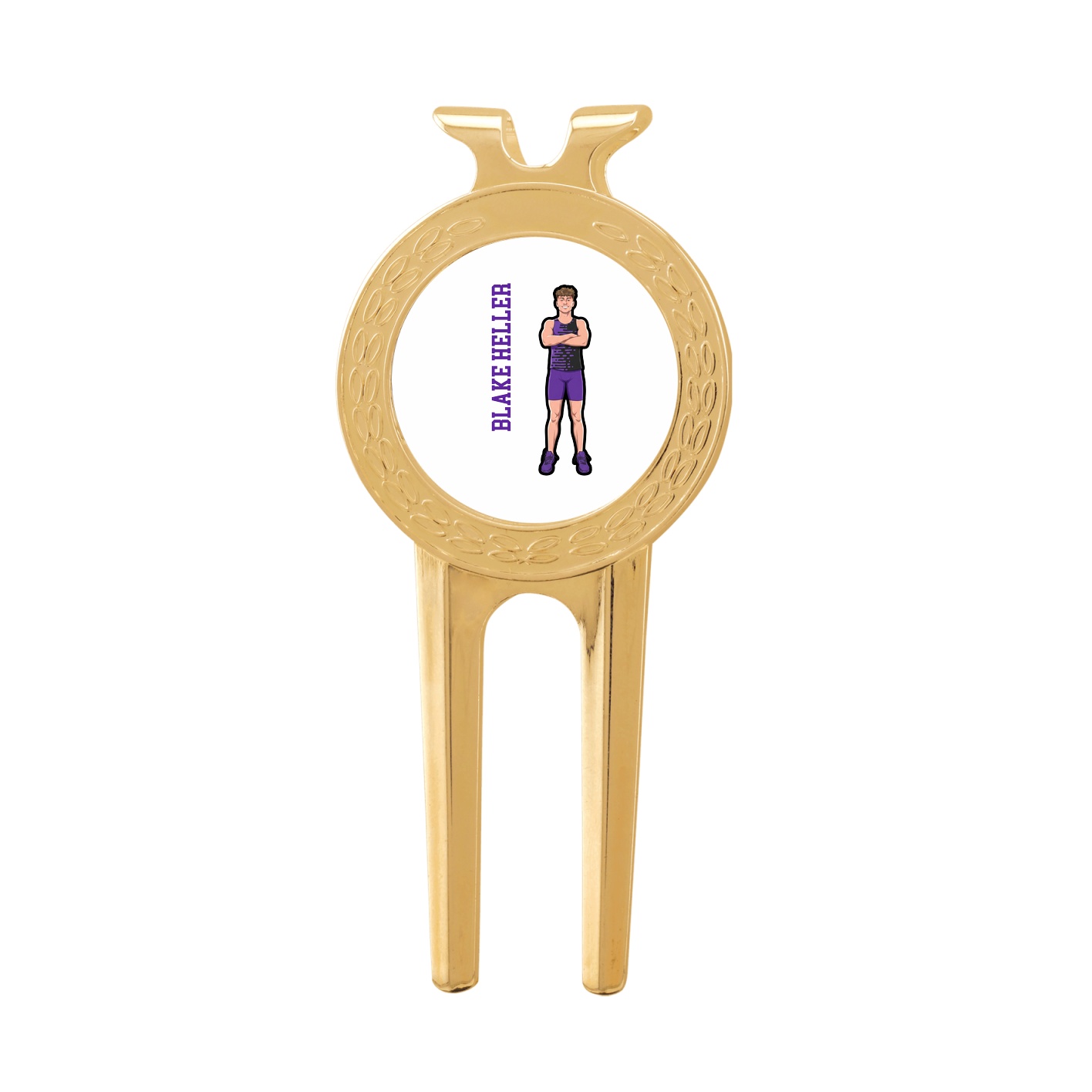 Divot Tool with Ball Marker — Name Vertical in Classic