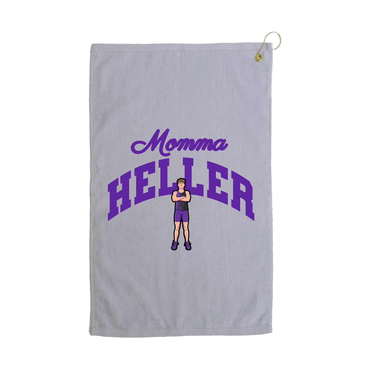 Golf Towel — Mothers Day Arch in Grey