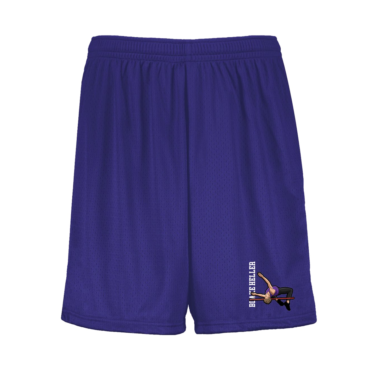 Shorts — Name Vertical in Purple