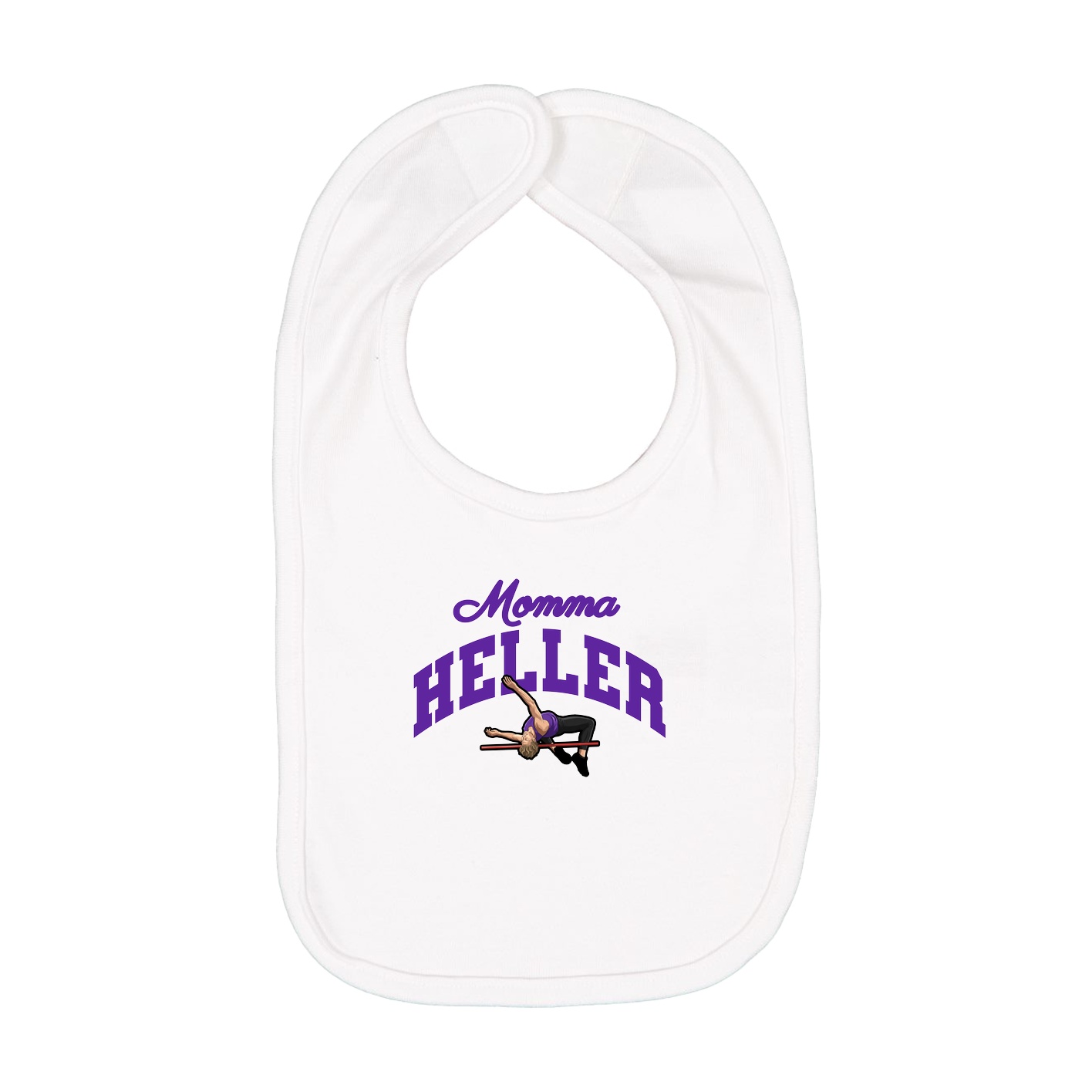 Infant Bib — Mothers Day Arch in White