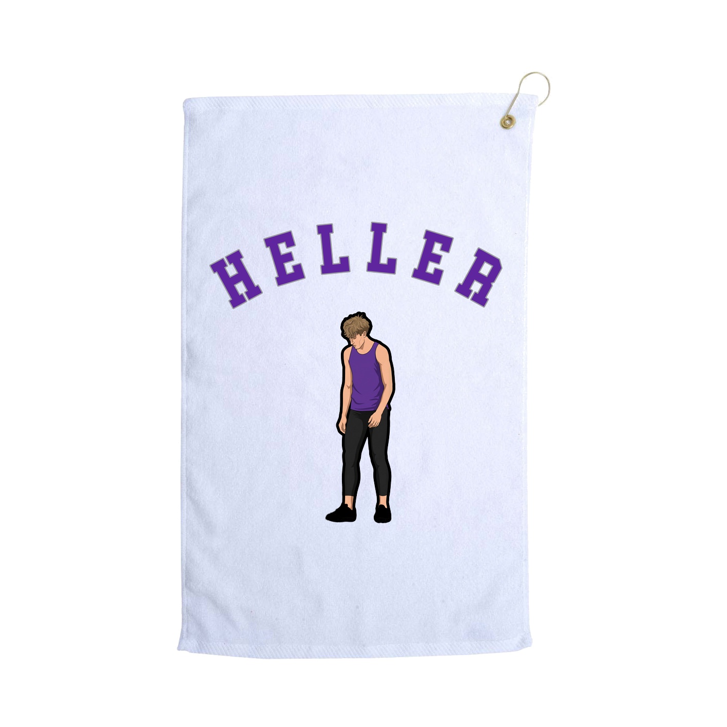 Golf Towel — Shirsey Arch in White