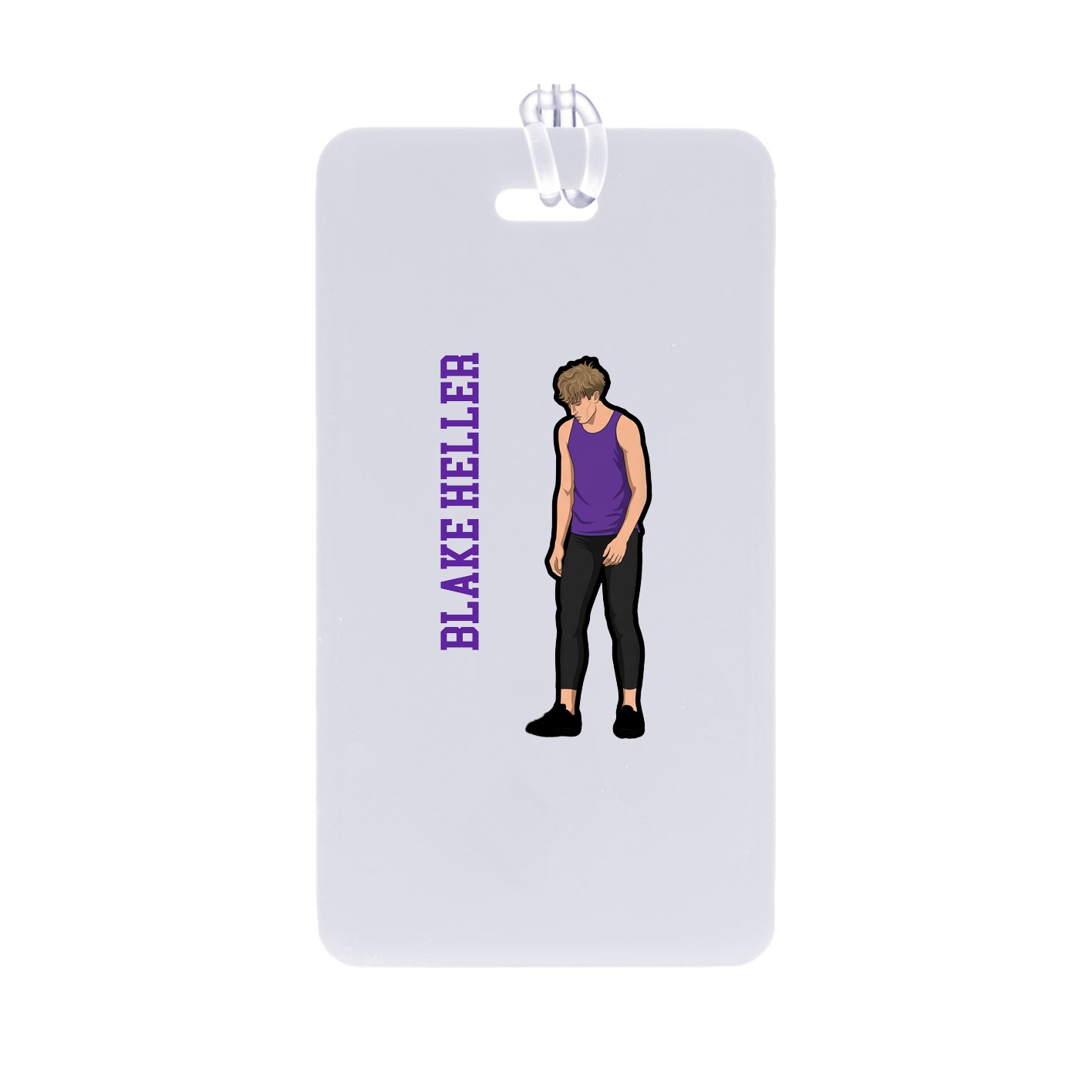 Bag Tag — Name Vertical in Classic