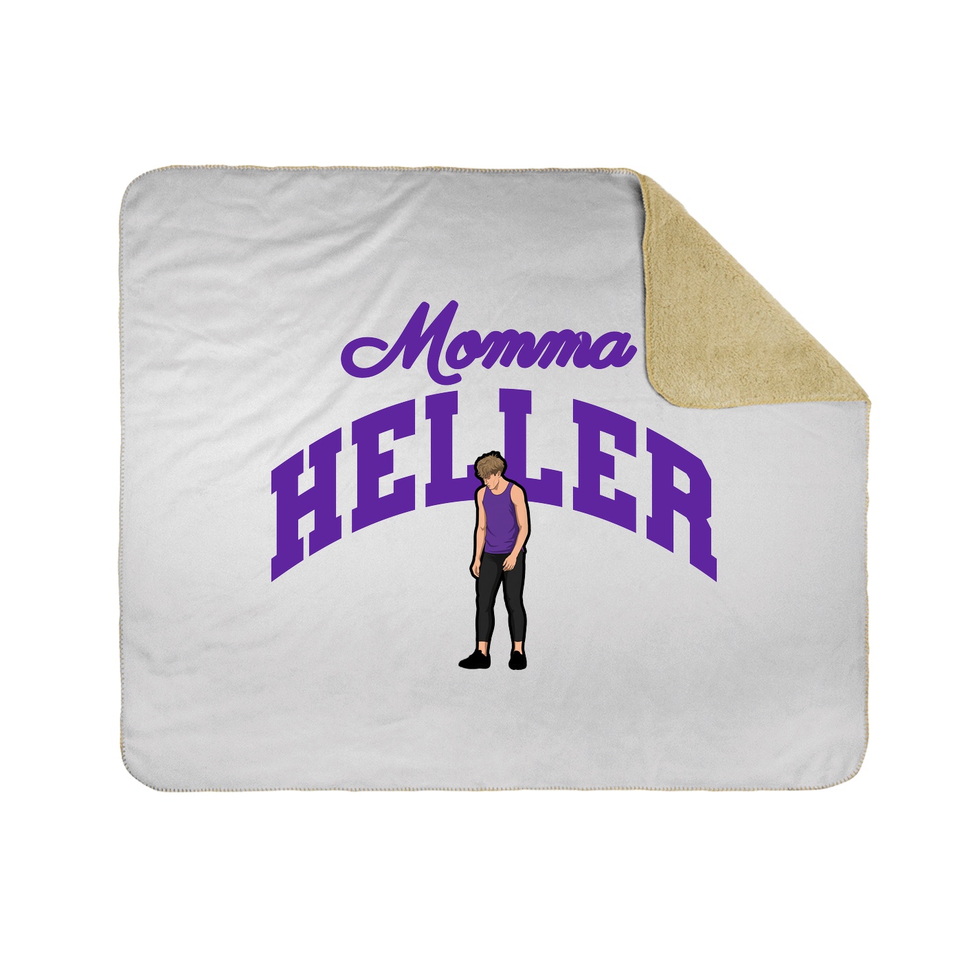 Throw Blanket — Mothers Day Arch in White