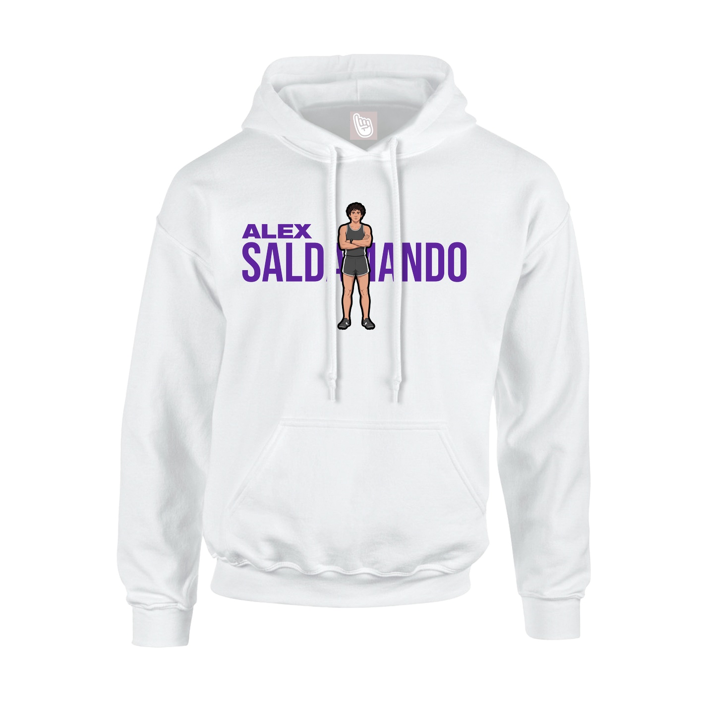 Hoodie — Player Name in White